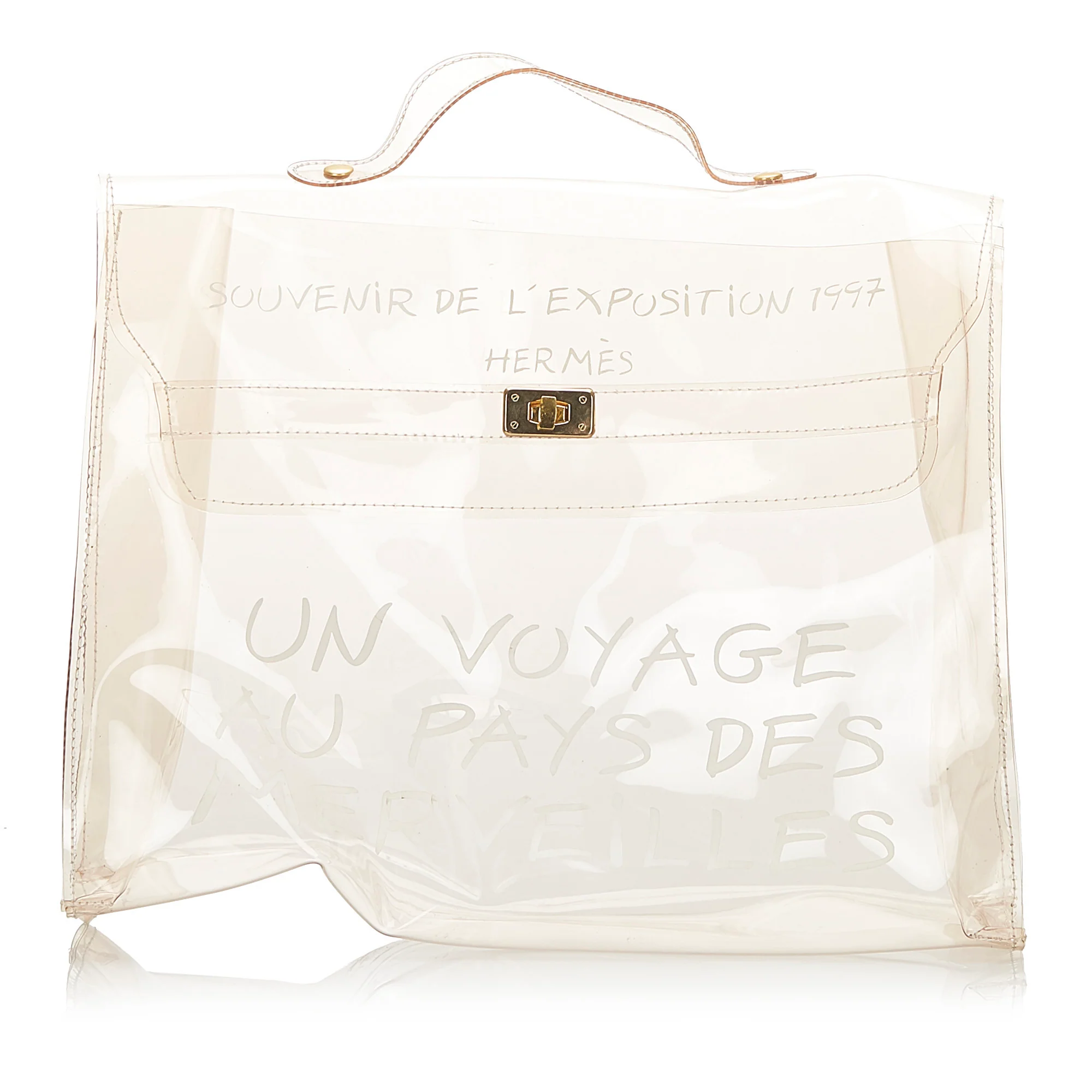 Kelly Vinyl Handbag White