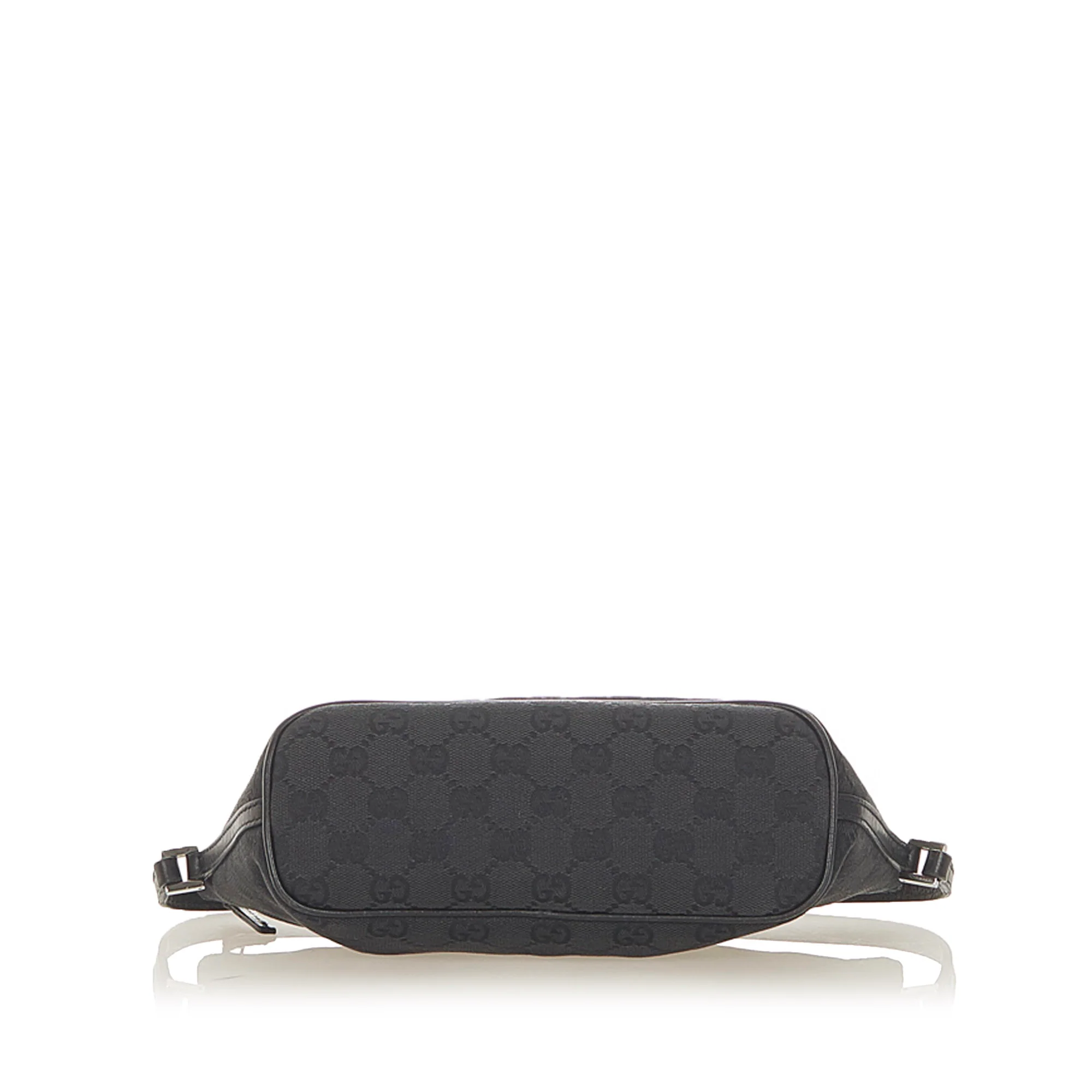 GG Canvas Boat Baguette Black - Image 4