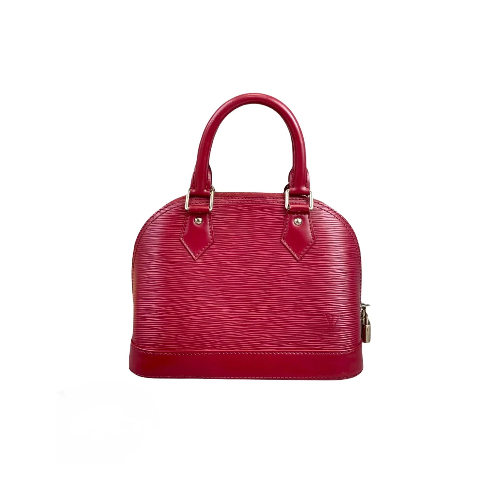 Alma BB Epi Leather Red SHW