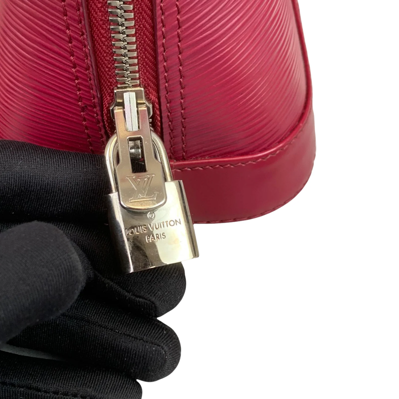 Alma BB Epi Leather Red SHW - Image 14