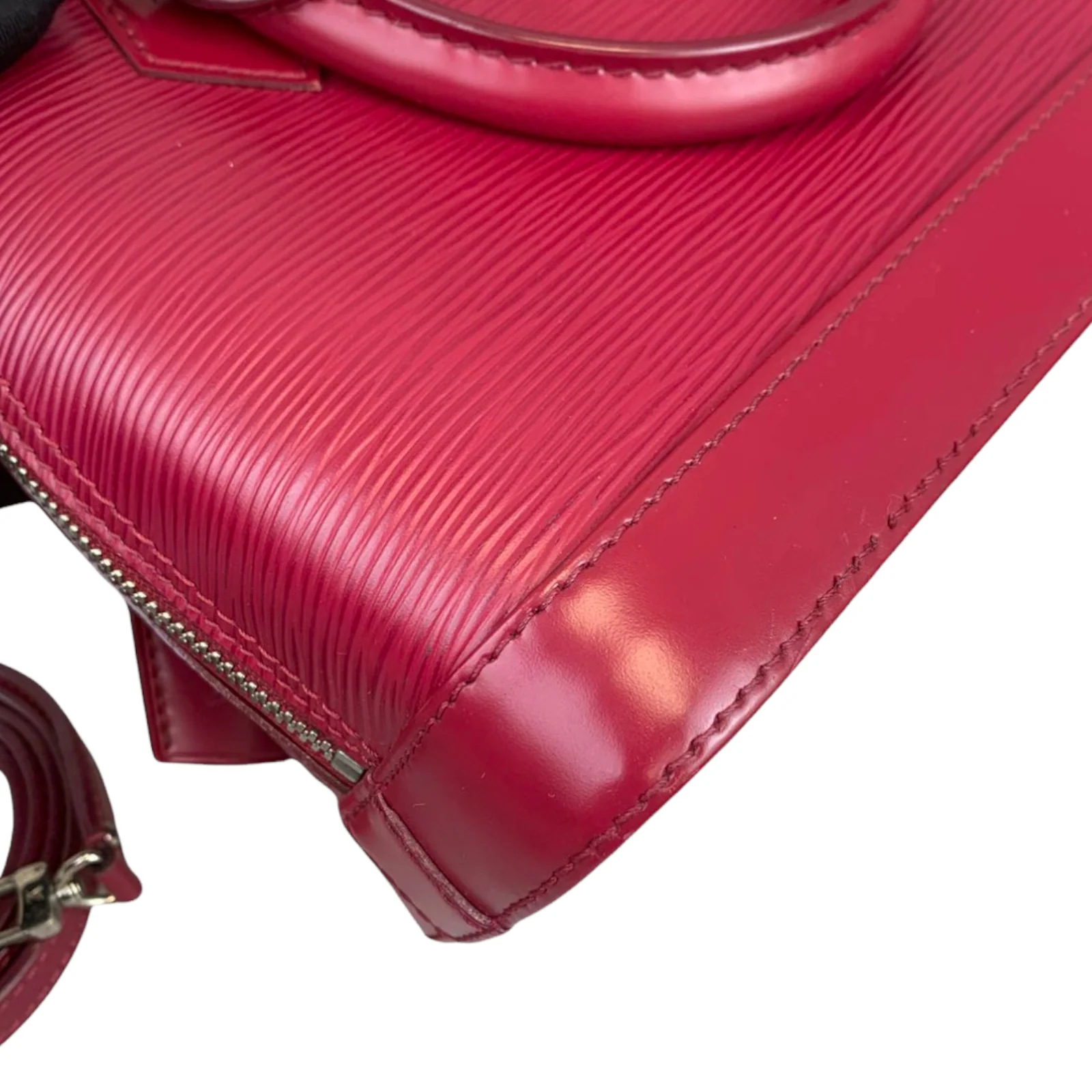 Alma BB Epi Leather Red SHW - Image 15