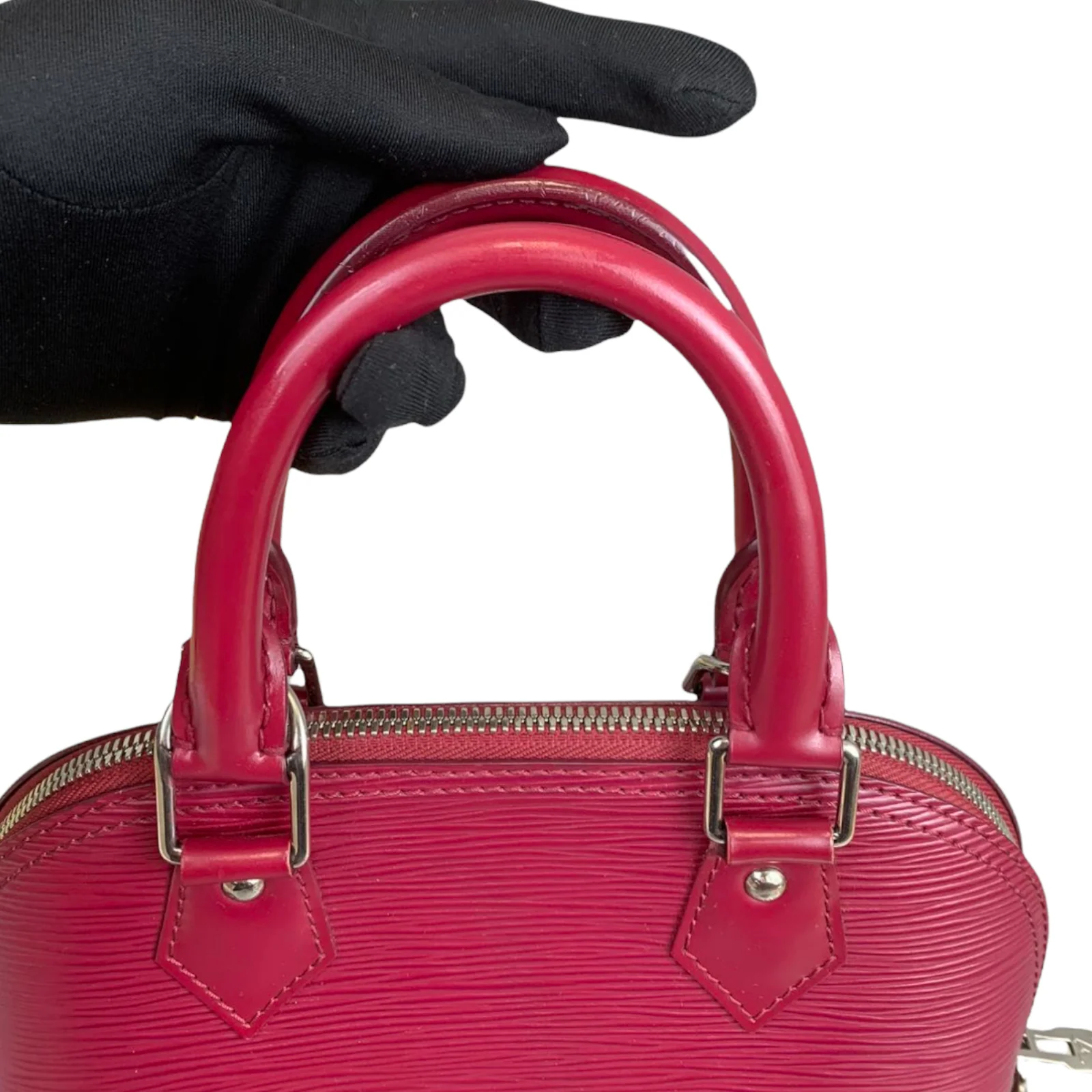 Alma BB Epi Leather Red SHW - Image 16