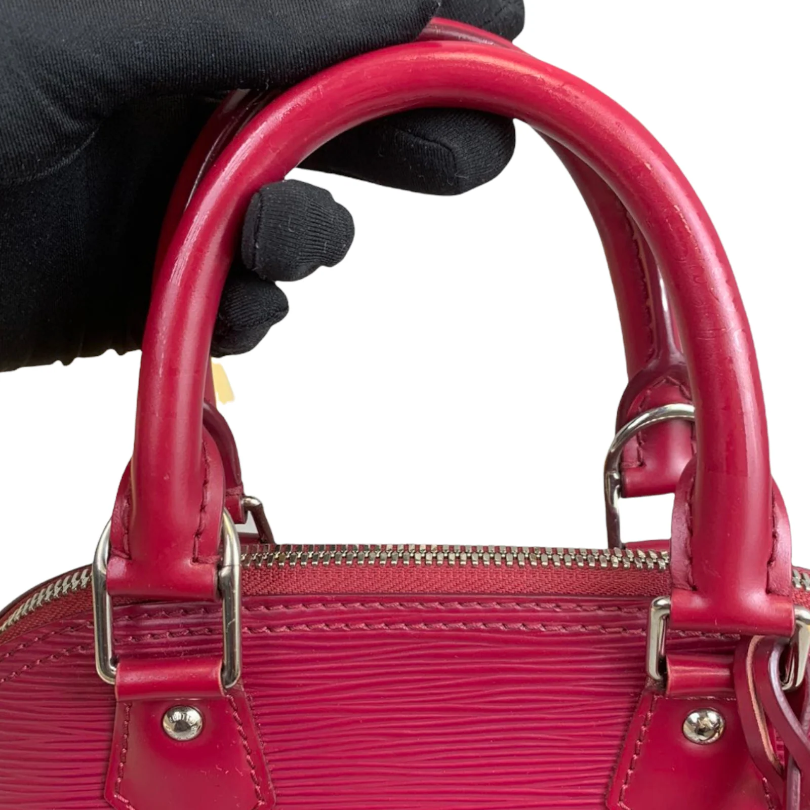 Alma BB Epi Leather Red SHW - Image 18