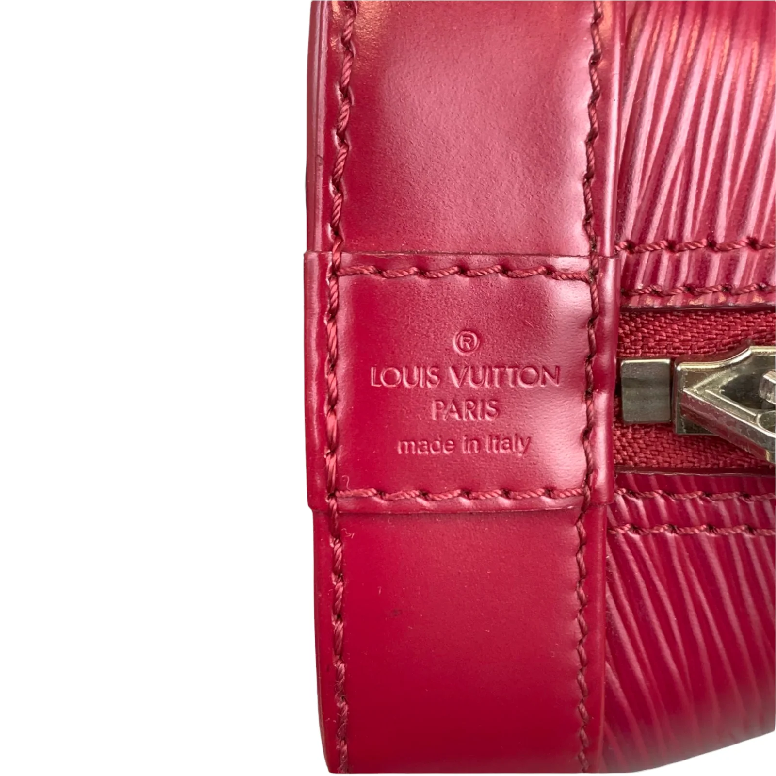 Alma BB Epi Leather Red SHW - Image 19