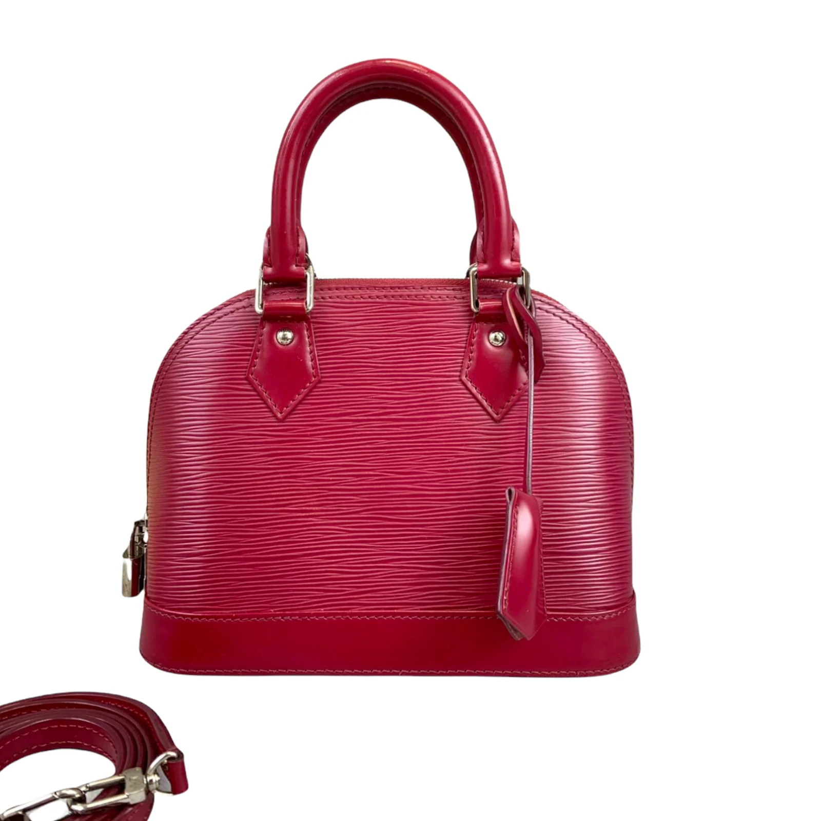 Alma BB Epi Leather Red SHW - Image 2