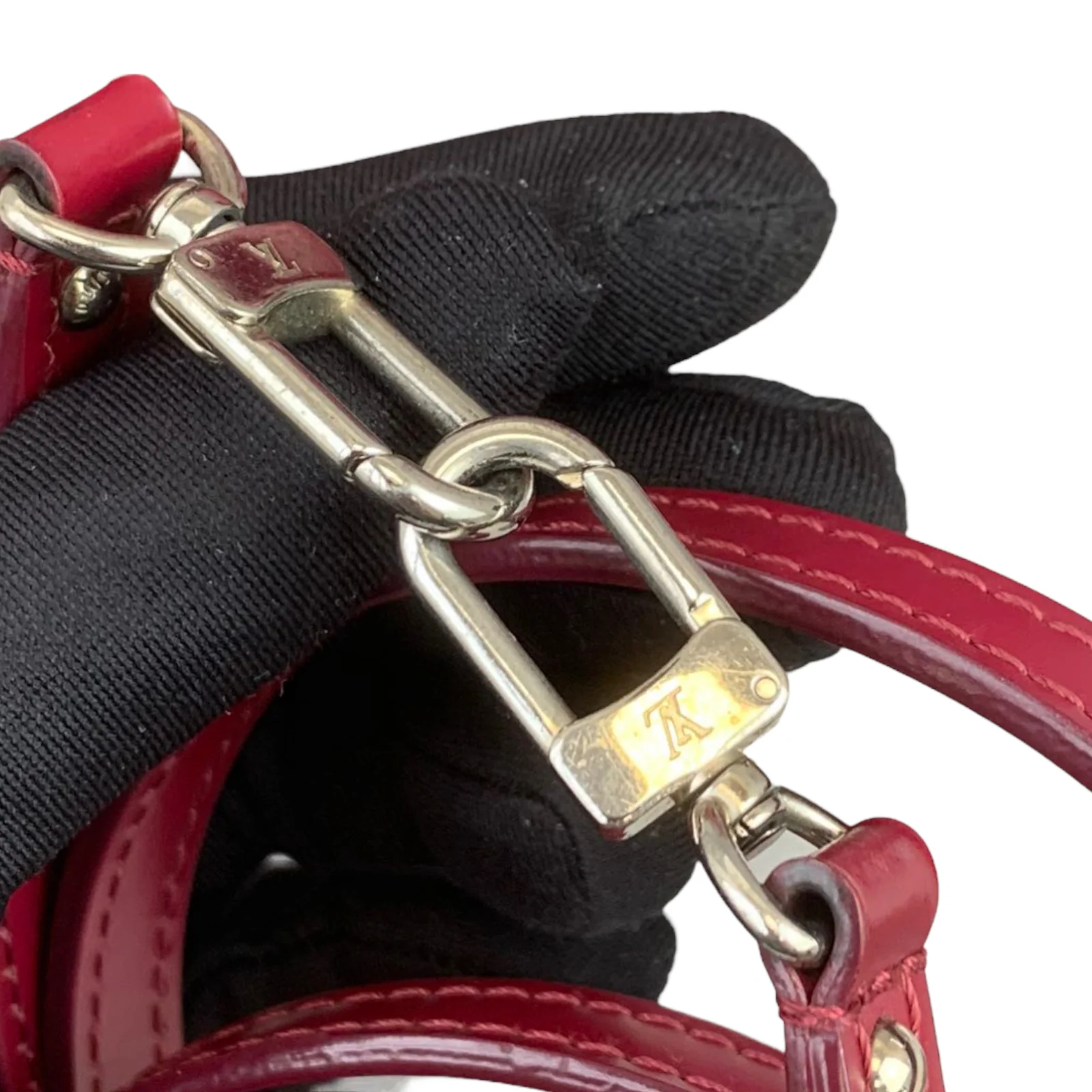 Alma BB Epi Leather Red SHW - Image 21