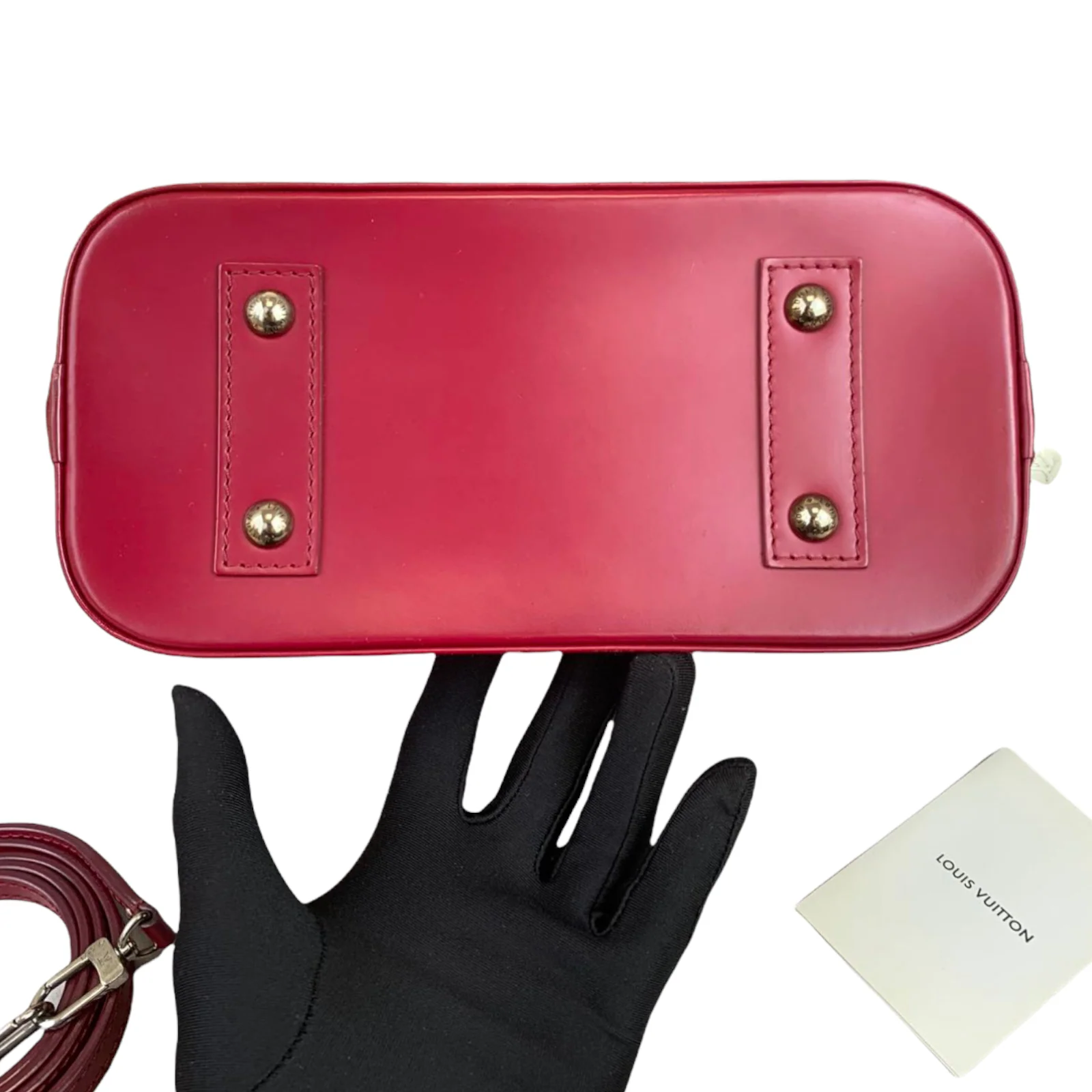 Alma BB Epi Leather Red SHW - Image 6