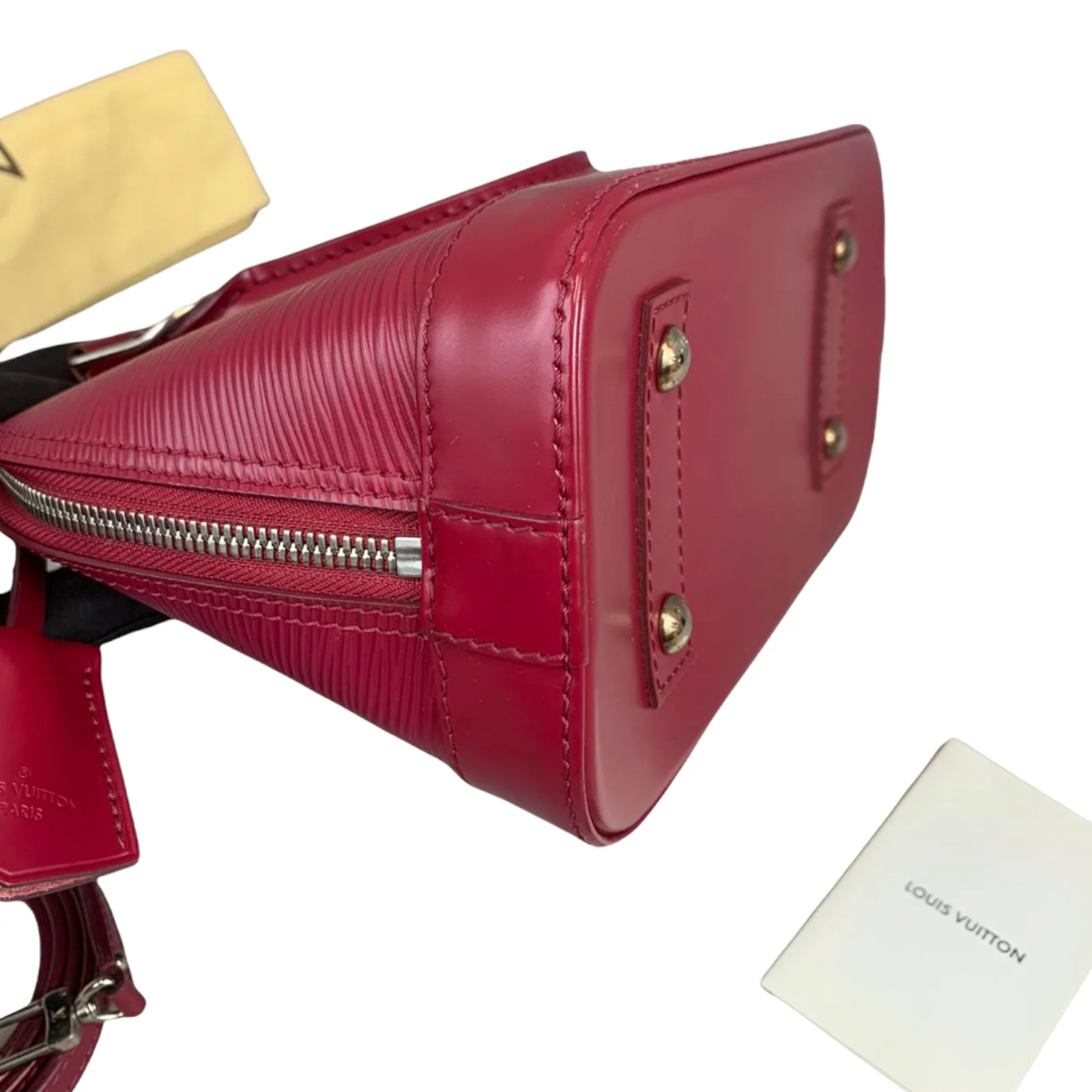 Alma BB Epi Leather Red SHW - Image 8