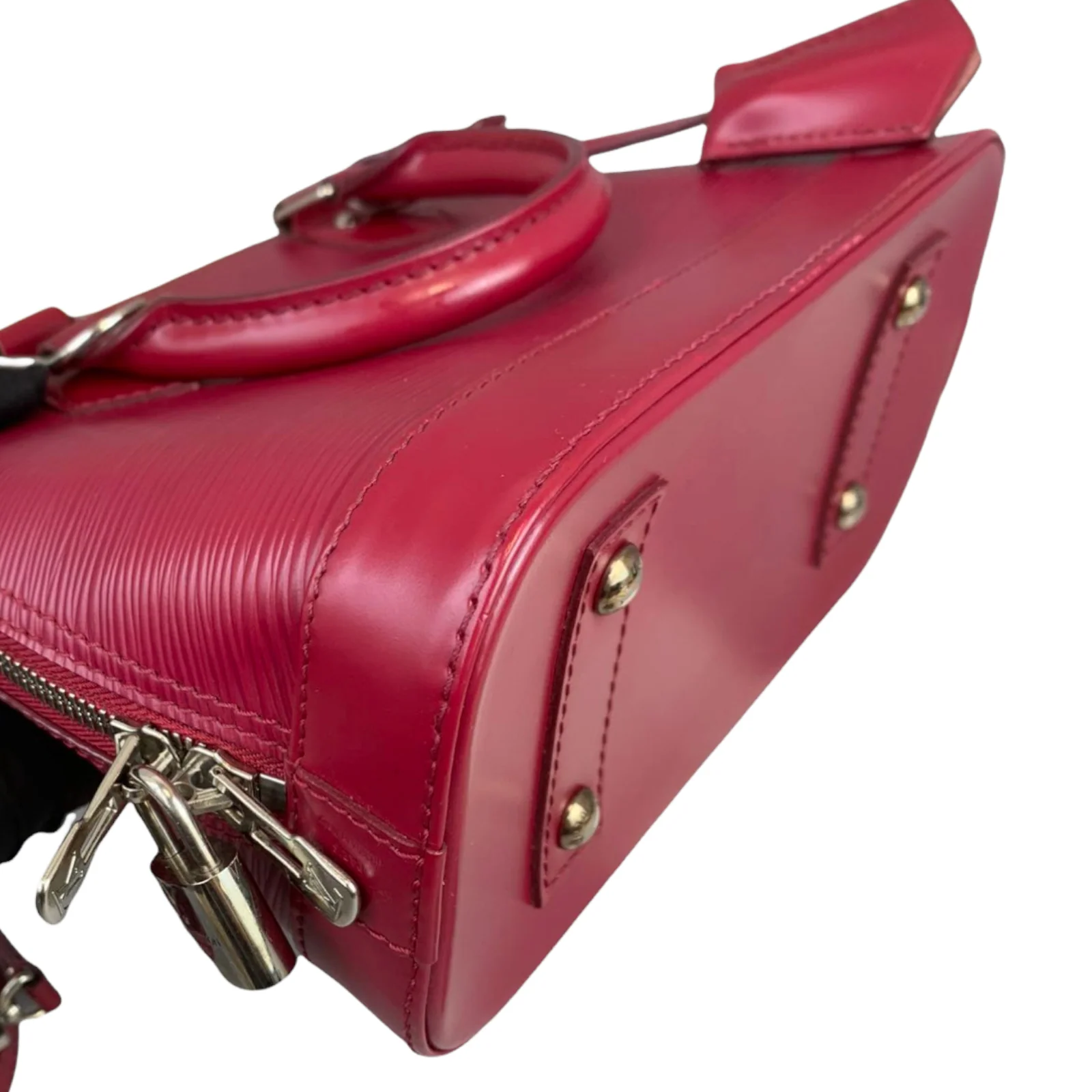 Alma BB Epi Leather Red SHW - Image 9