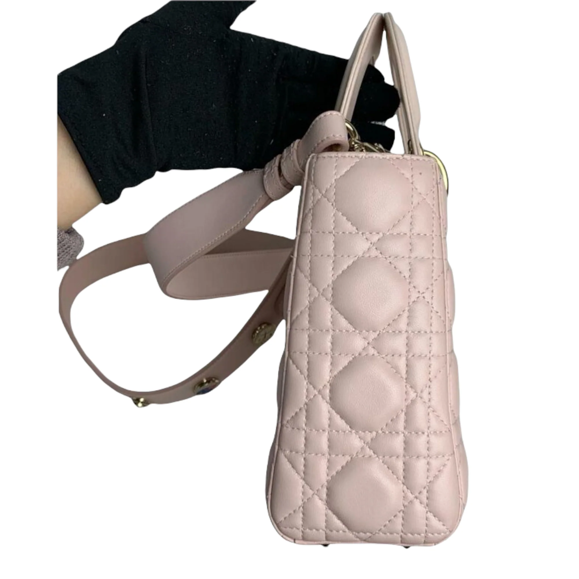 My Dior Lucky Badges Lambskin Pink GHW - Image 4