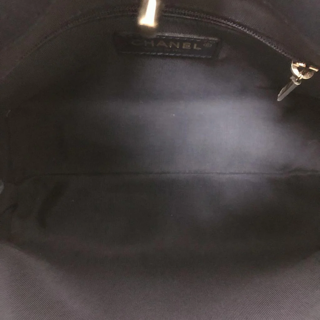 Caviar Hobo Bag Navy Blue - Image 17