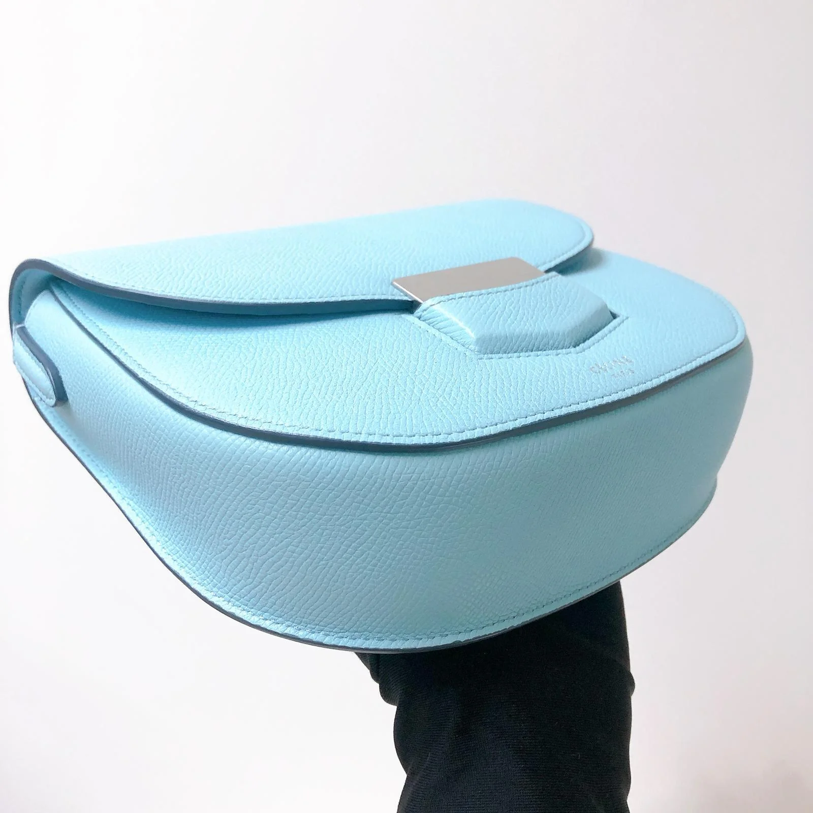 Small Trotteur Bag in Blue SHW - Image 12