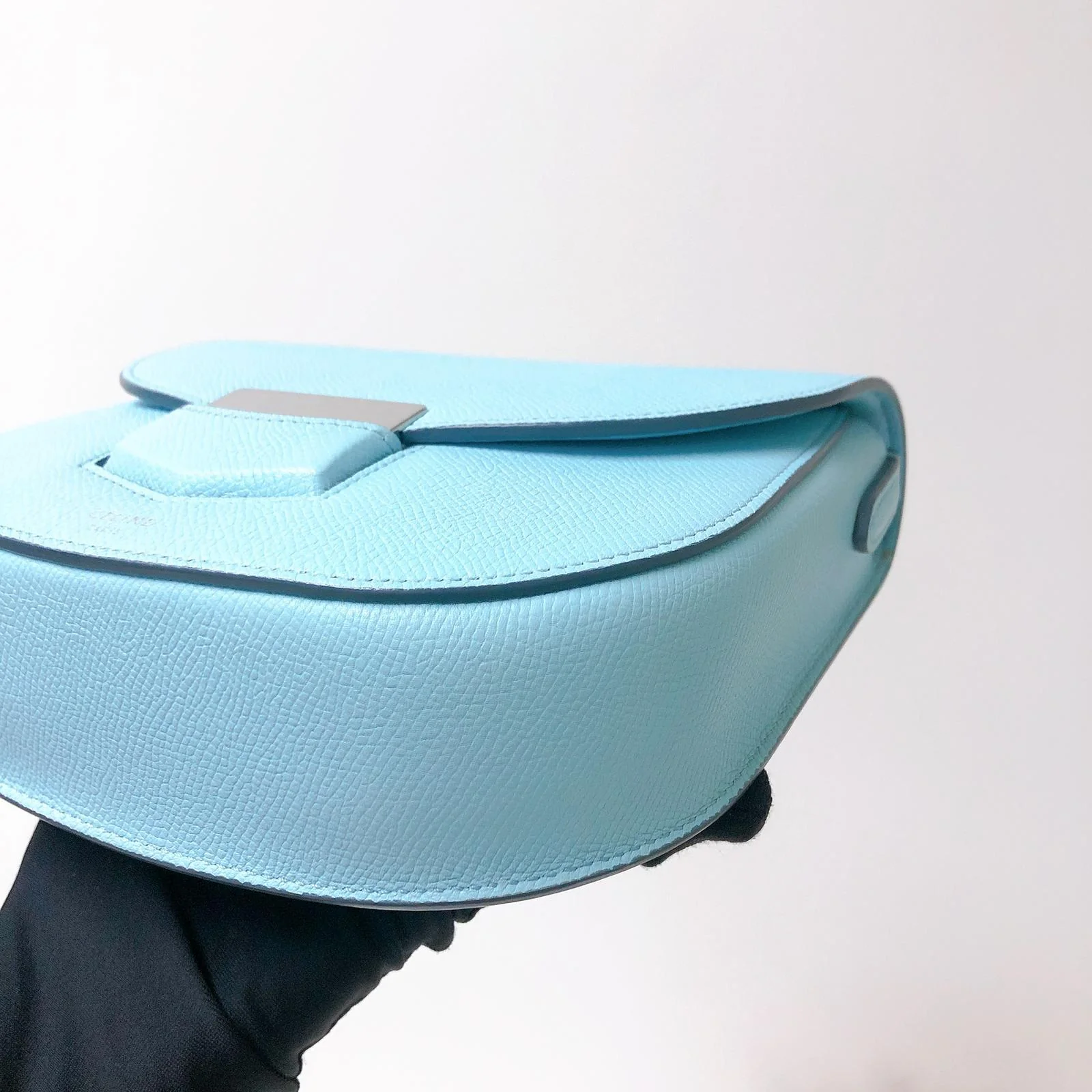 Small Trotteur Bag in Blue SHW - Image 13