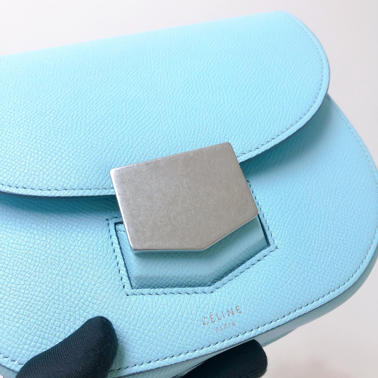 Small Trotteur Bag in Blue SHW - Image 17