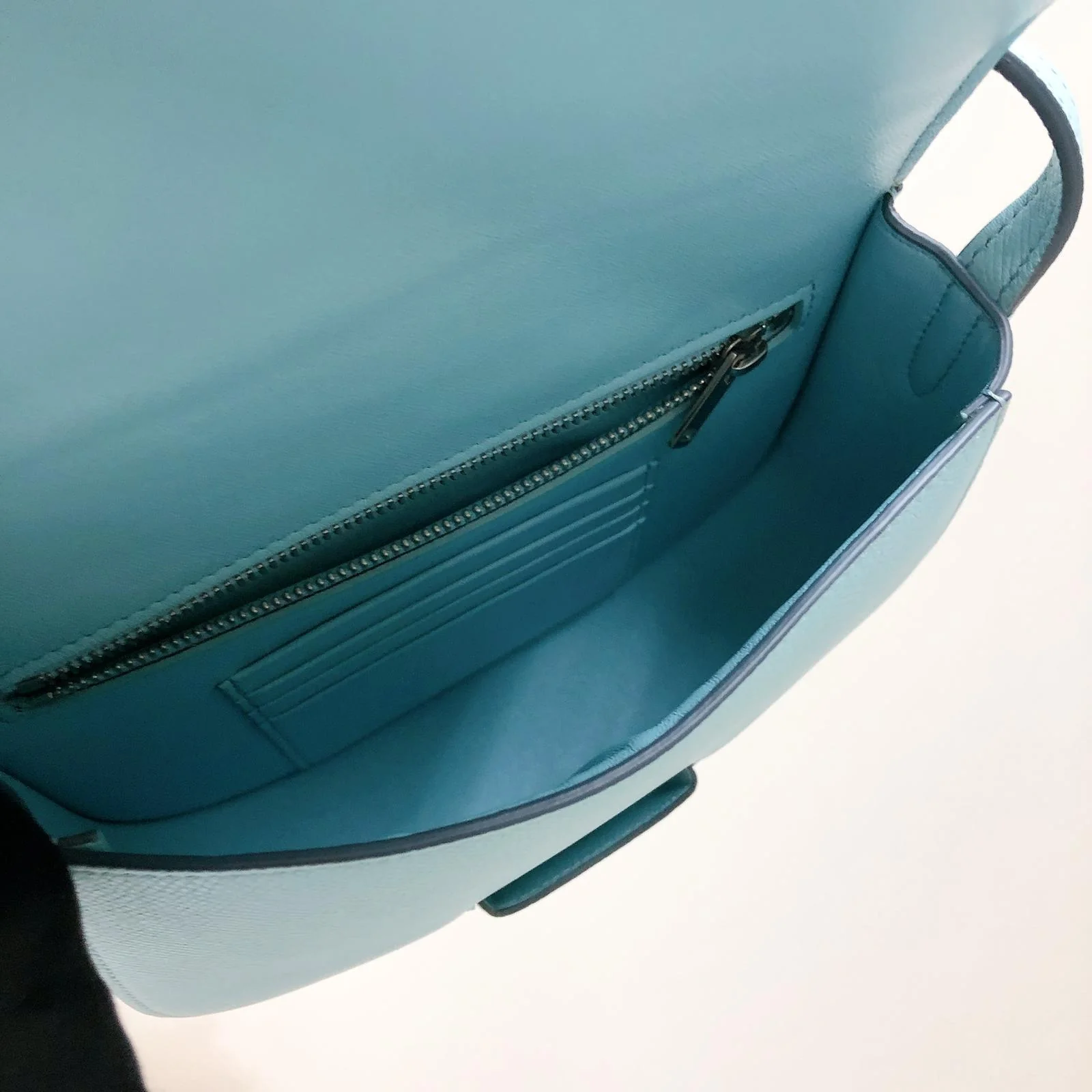 Small Trotteur Bag in Blue SHW - Image 18