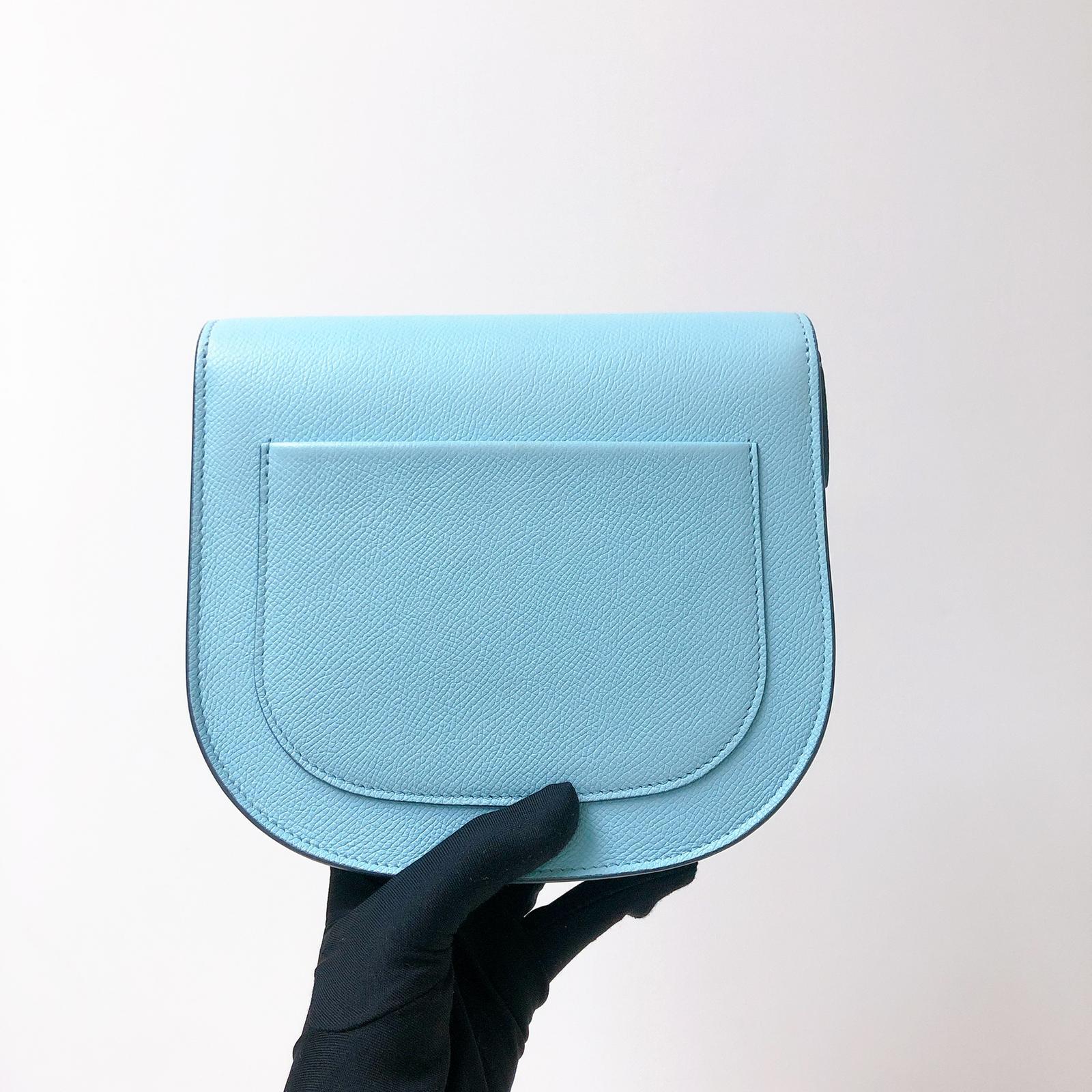 Small Trotteur Bag in Blue SHW - Image 5