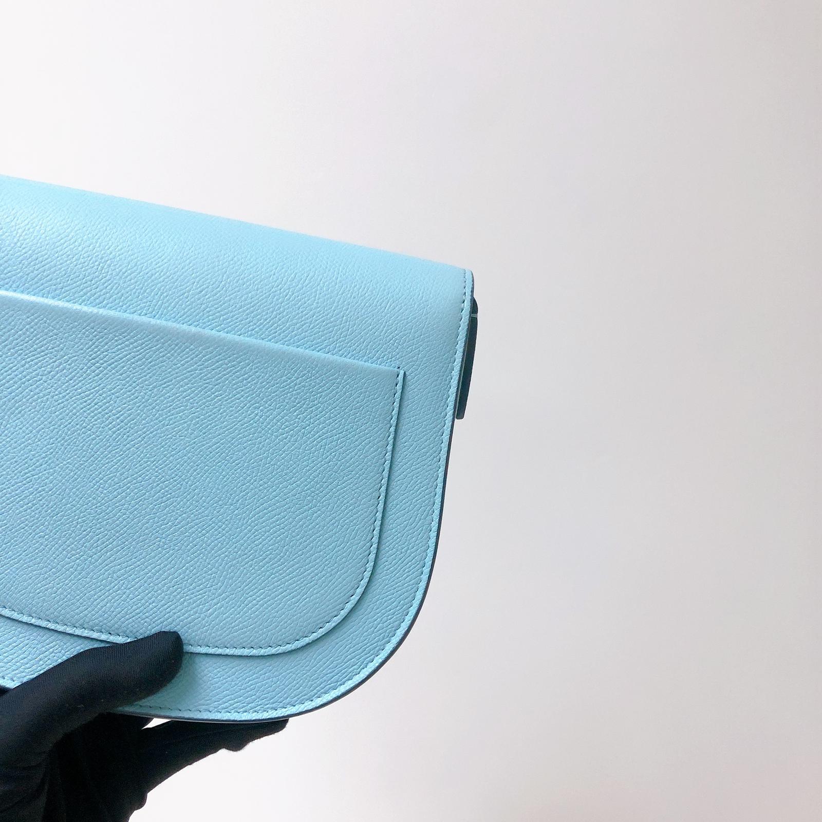 Small Trotteur Bag in Blue SHW - Image 7