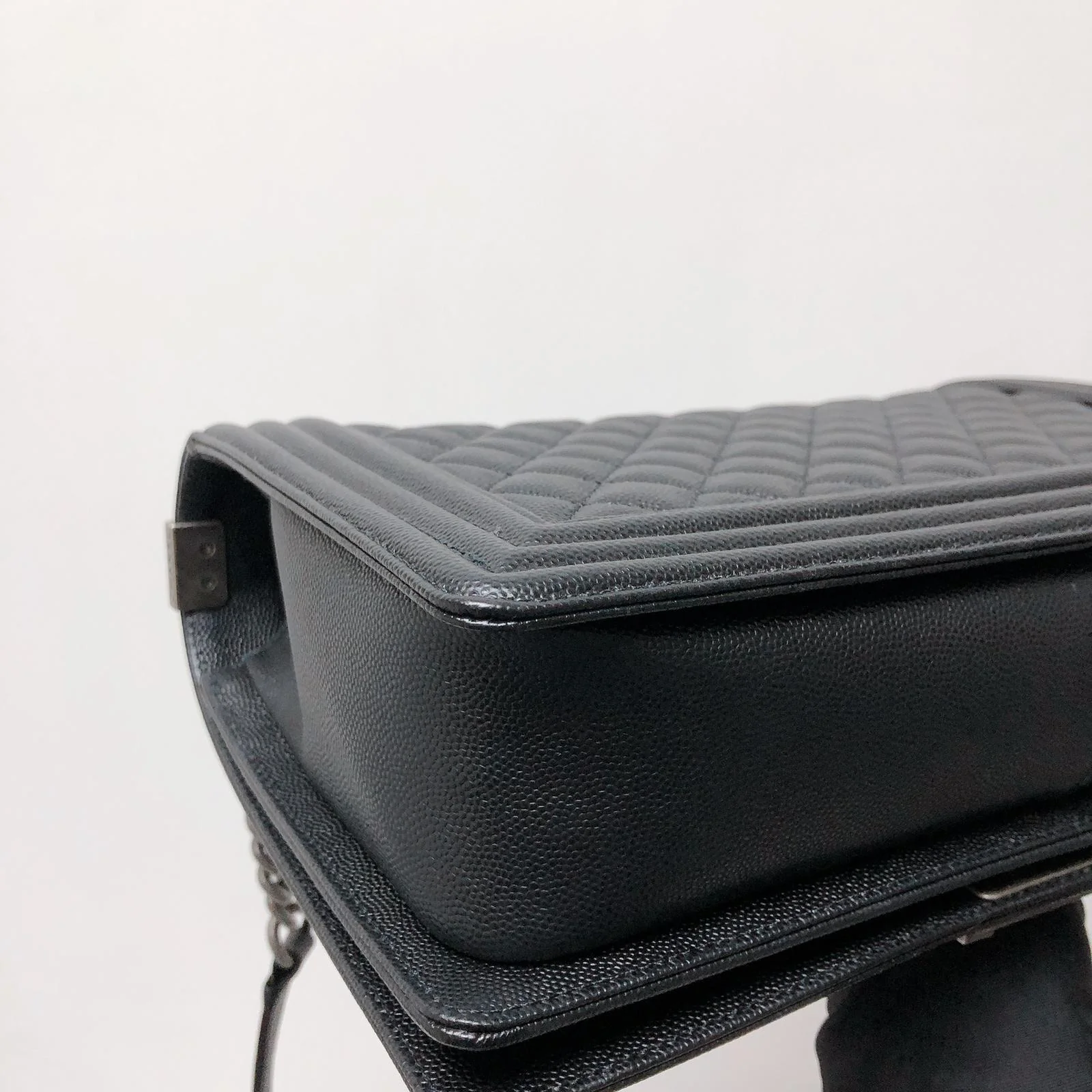 Boy New Medium Caviar Ruthenium Hardware Black - Image 16