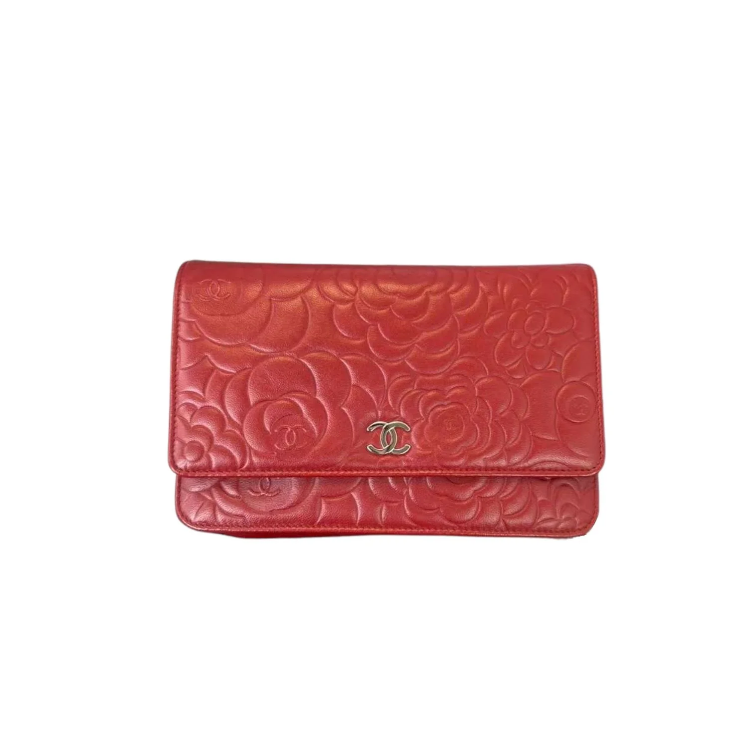 Camellia Wallet on Chain Red SHW