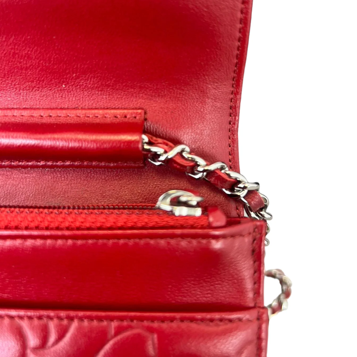 Camellia Wallet on Chain Red SHW - Image 10