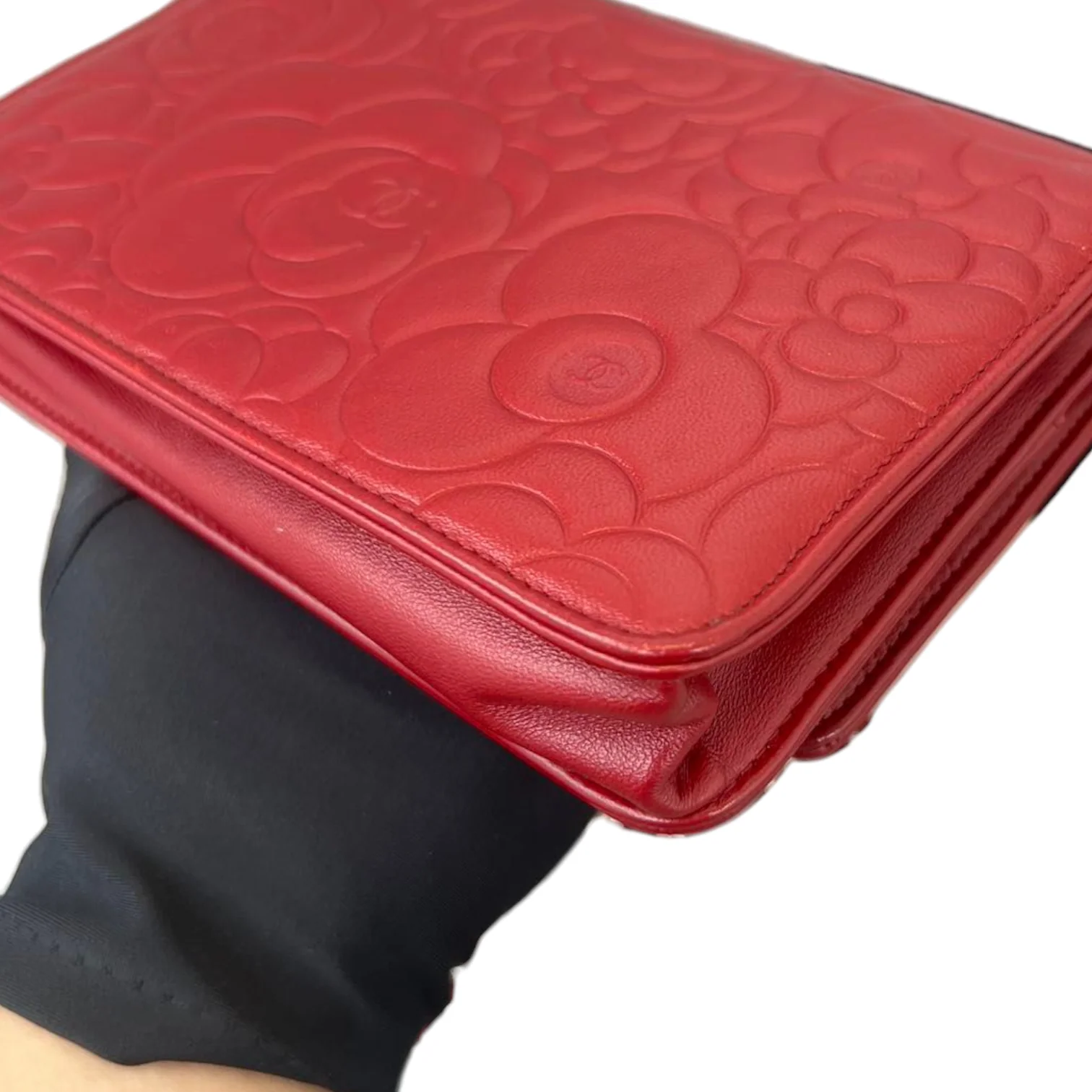 Camellia Wallet on Chain Red SHW - Image 6