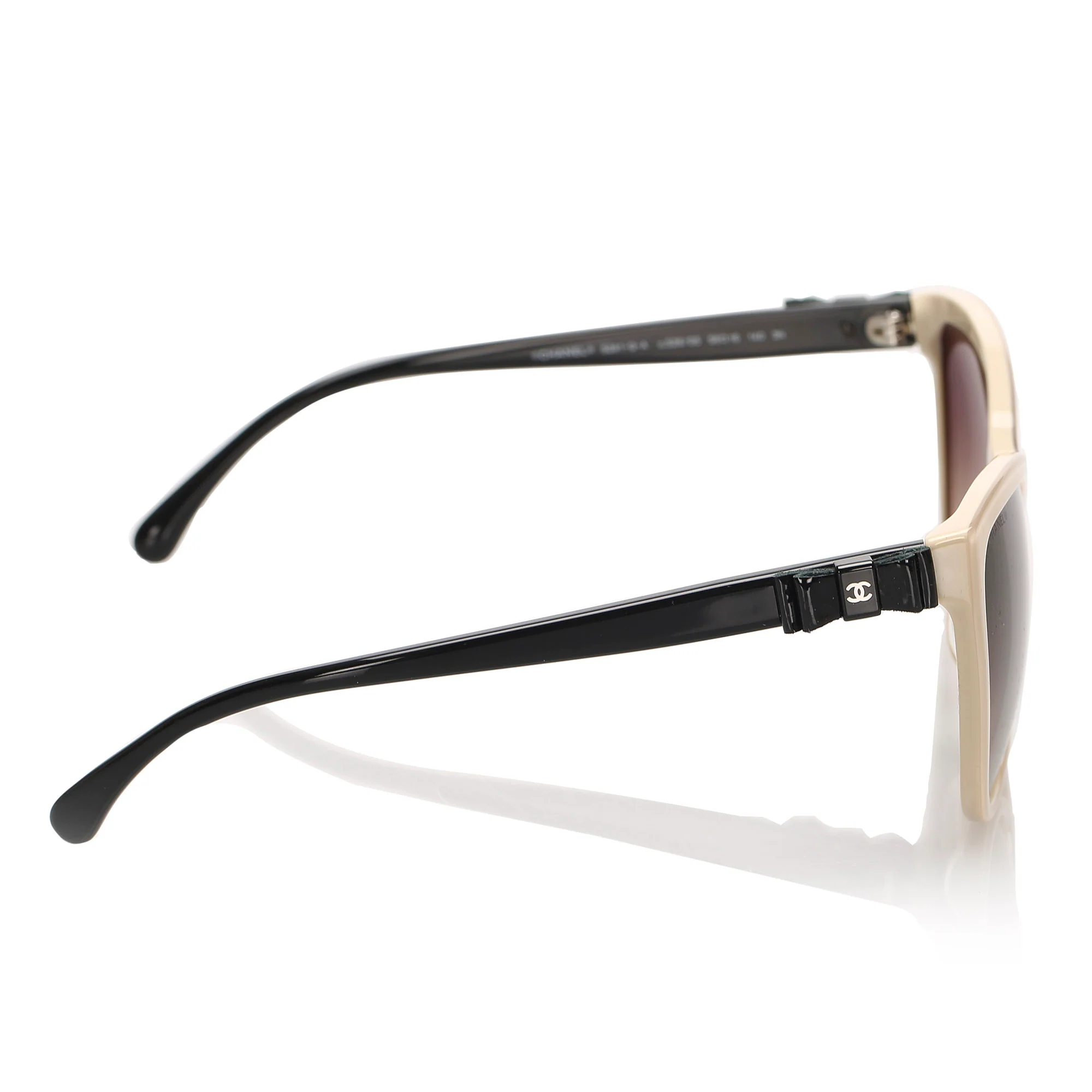 Cat Eye Tinted Sunglasses Brown - Image 3