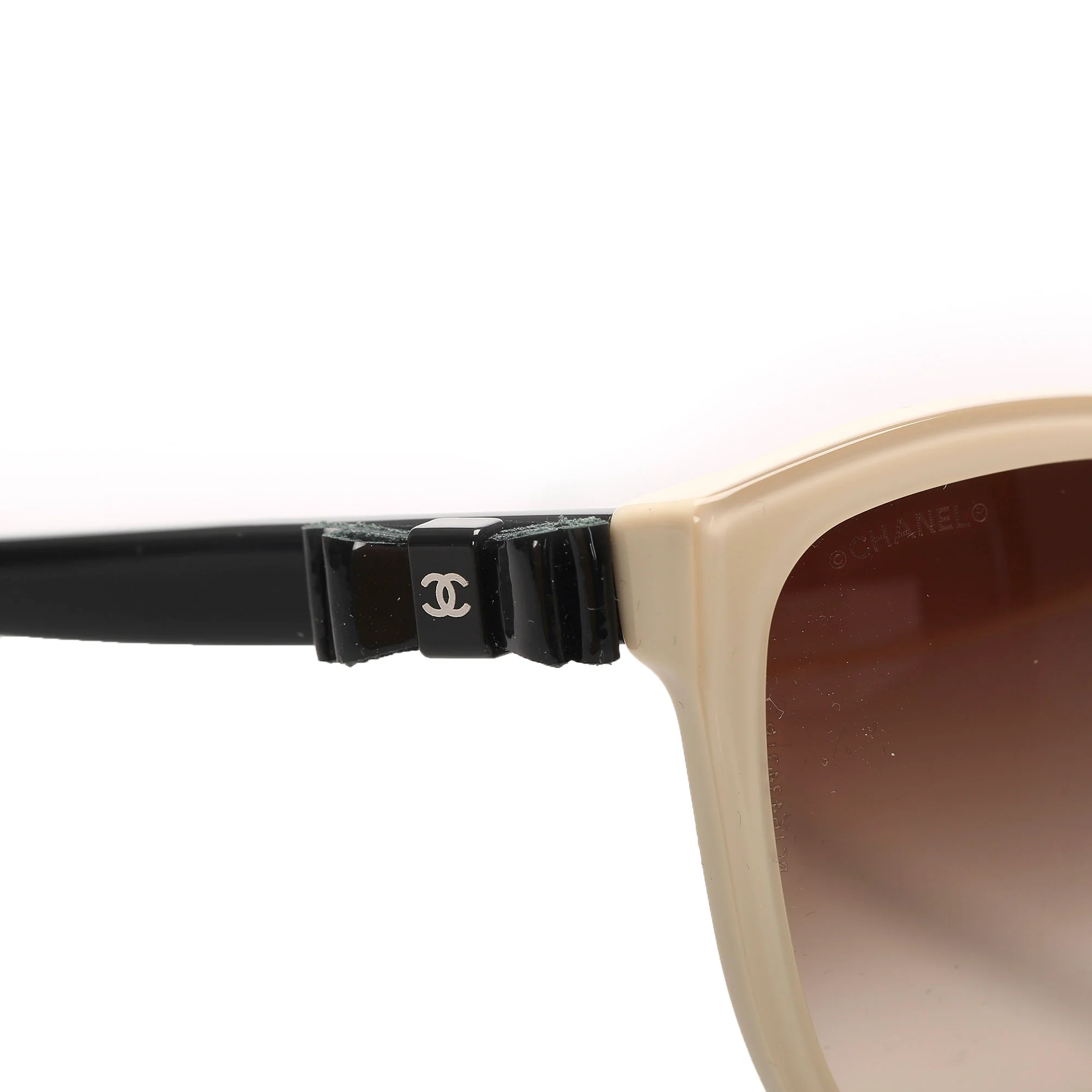 Cat Eye Tinted Sunglasses Brown - Image 7