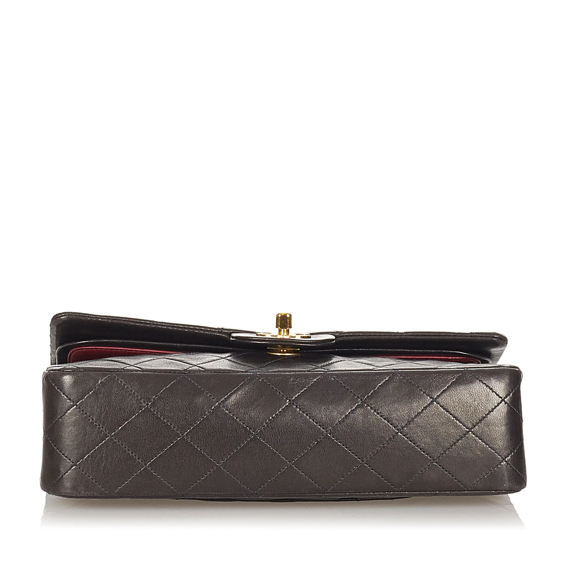 Chanel CC Matelasse Lambskin Flap Bag Black - Image 4