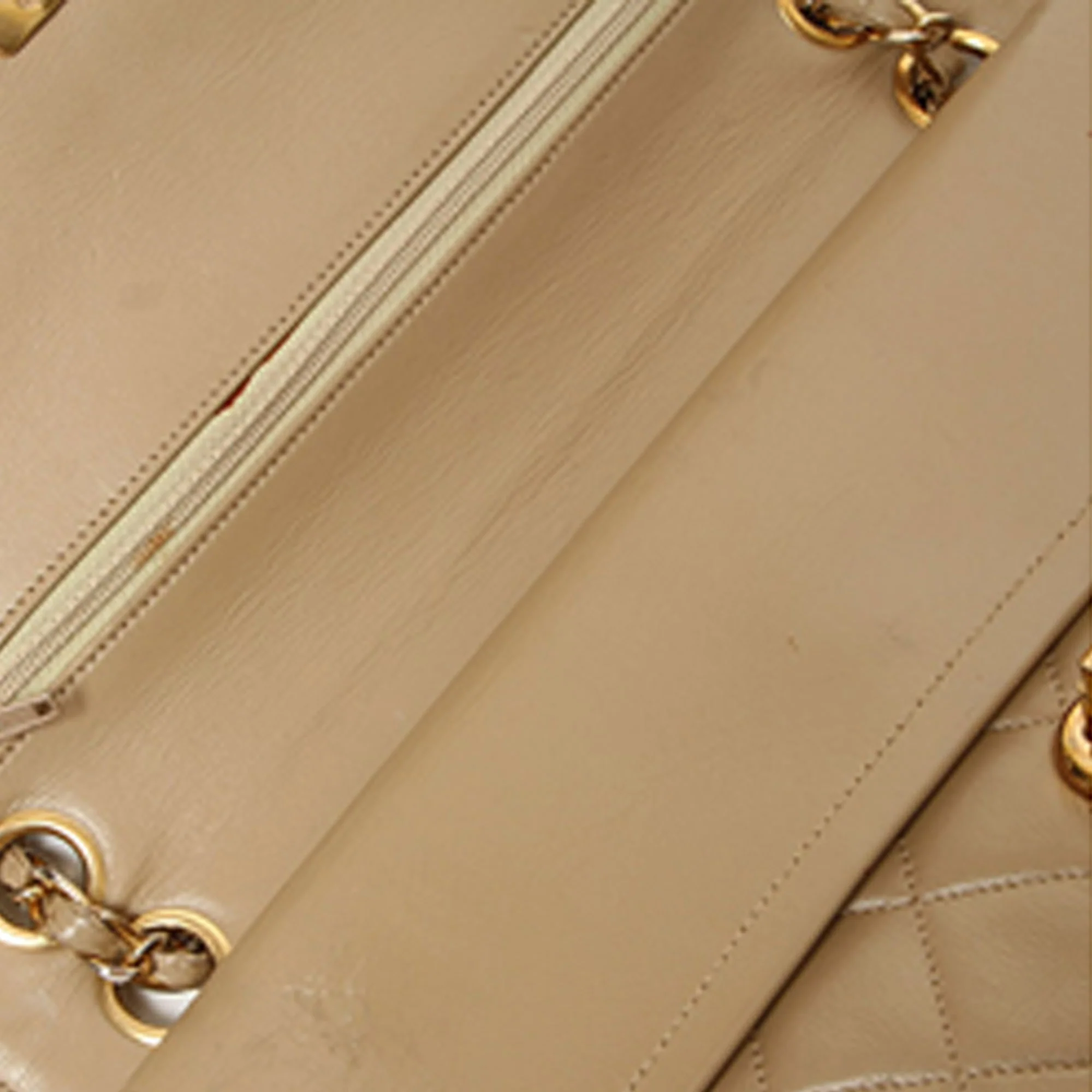Chanel CC Timeless Classic Lambskin Double Flap Bag Brown - Image 4