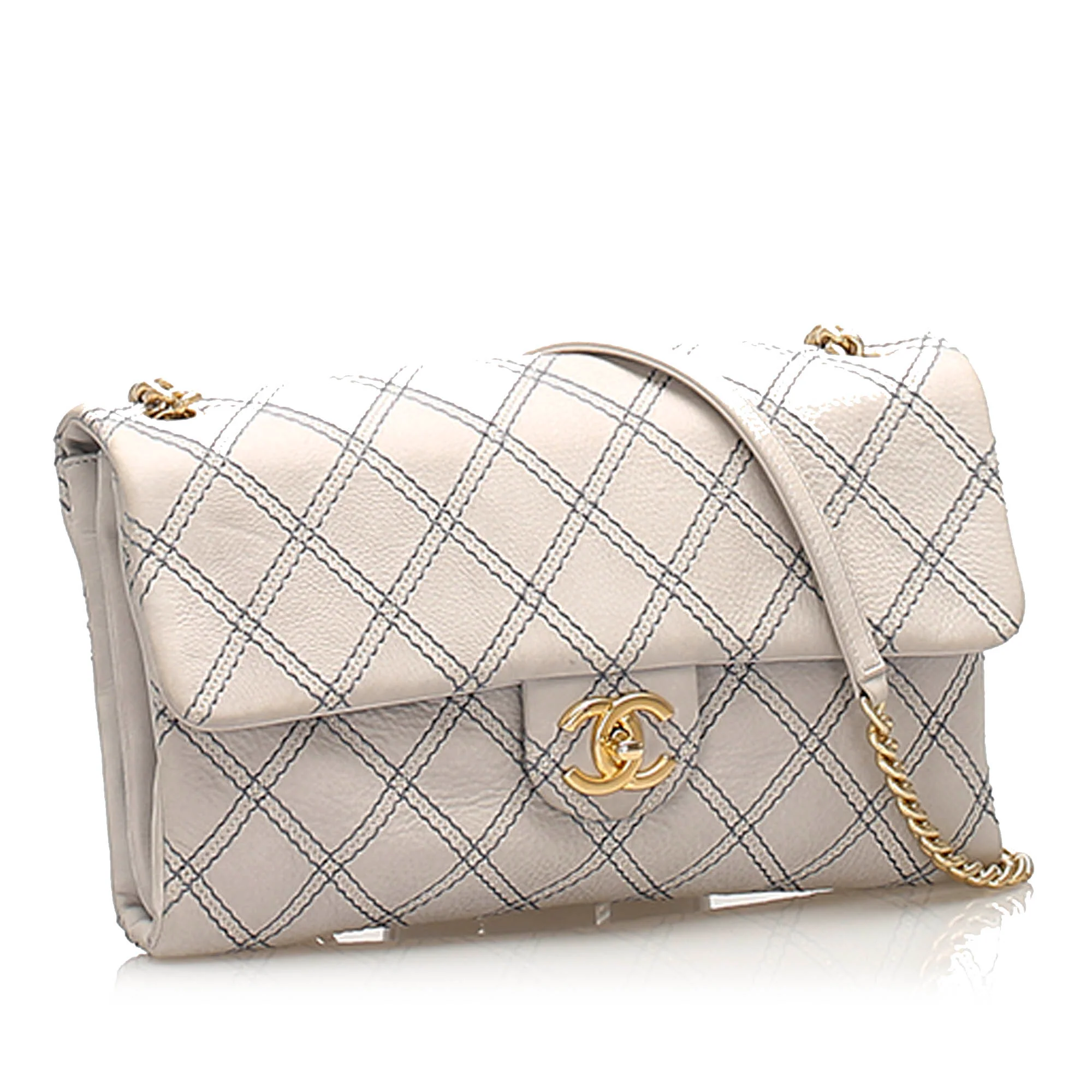 Turn lock Timeless Flap Beige - Image 2