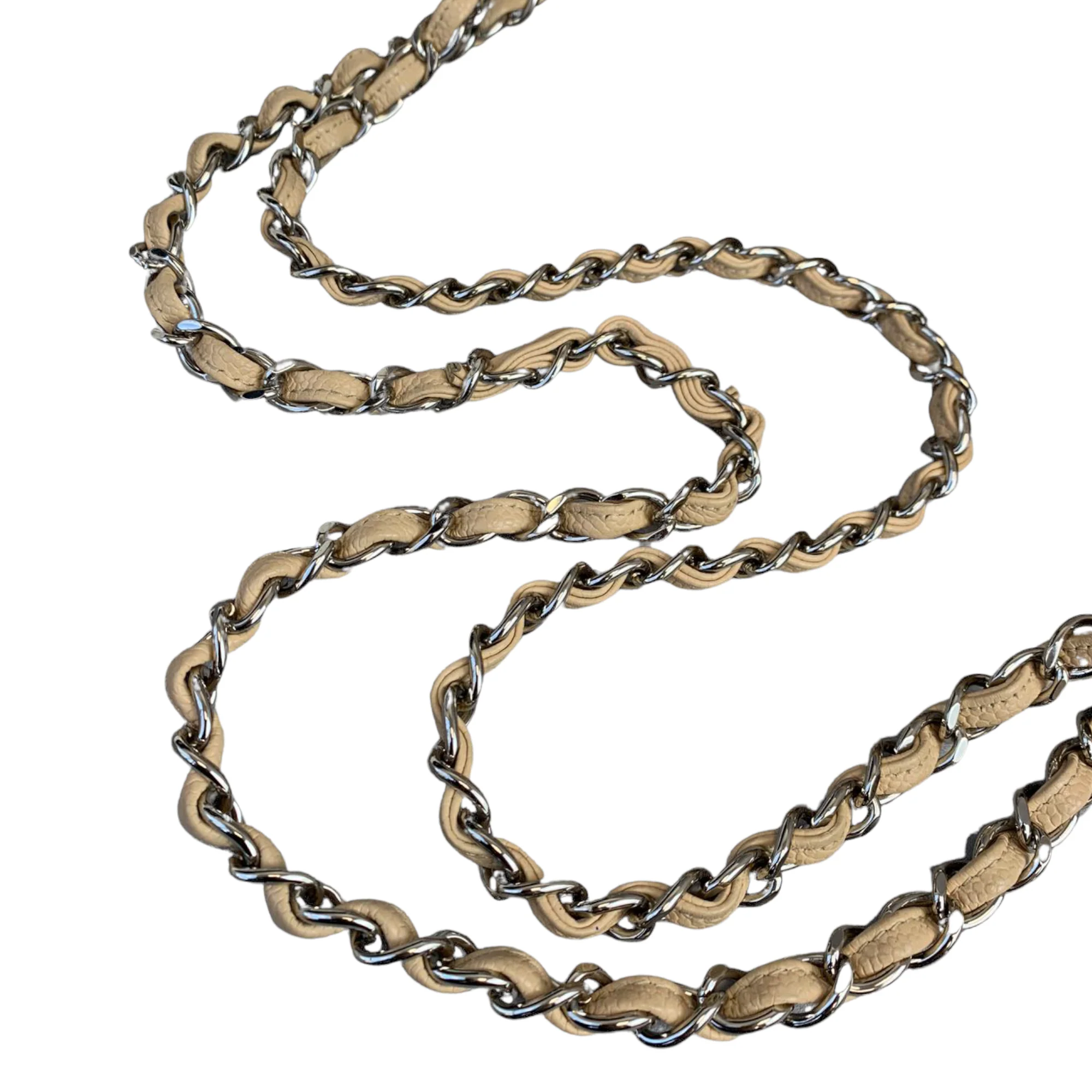 Classic Flap Jumbo Caviar Beige SHW - Image 18