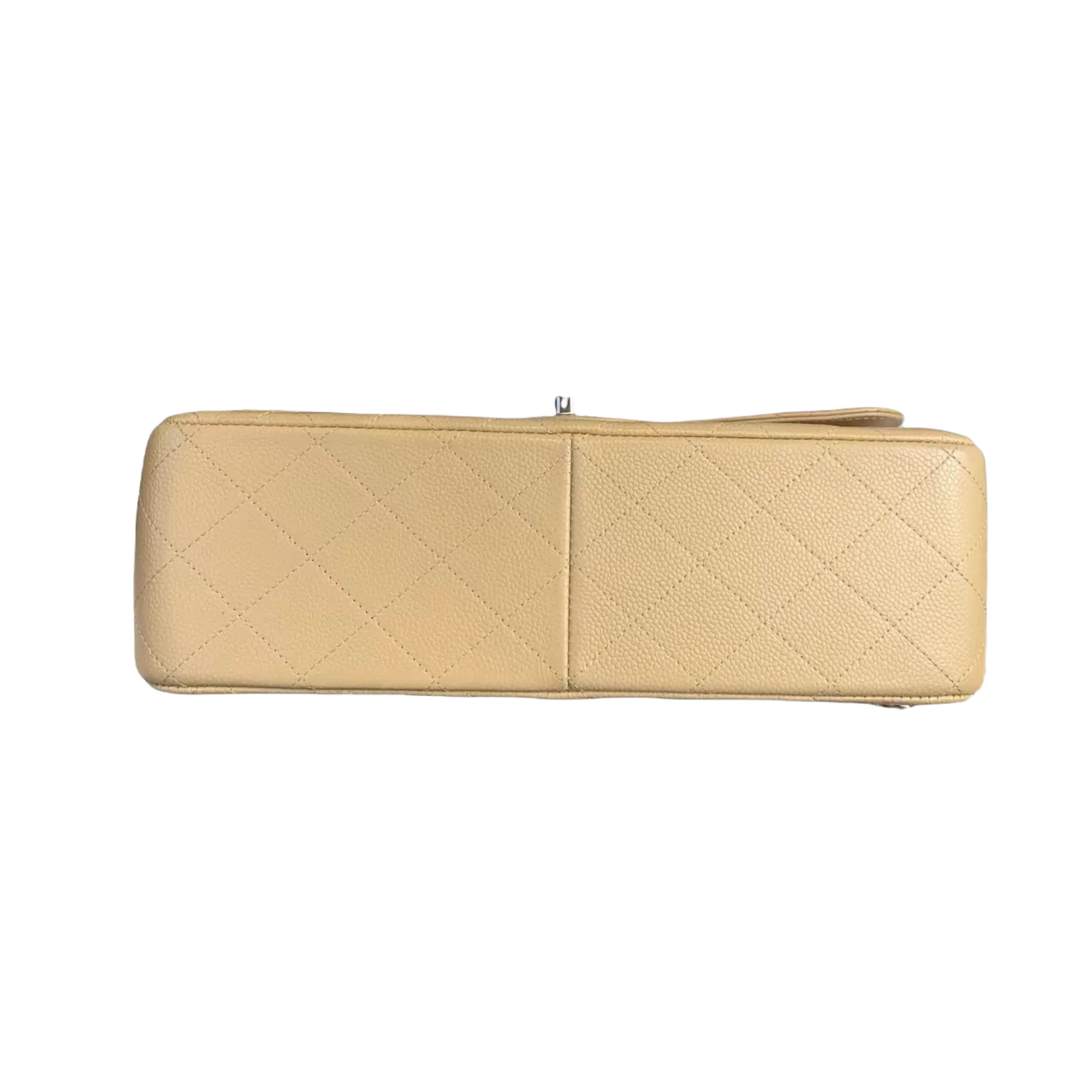Classic Flap Jumbo Caviar Beige SHW - Image 5