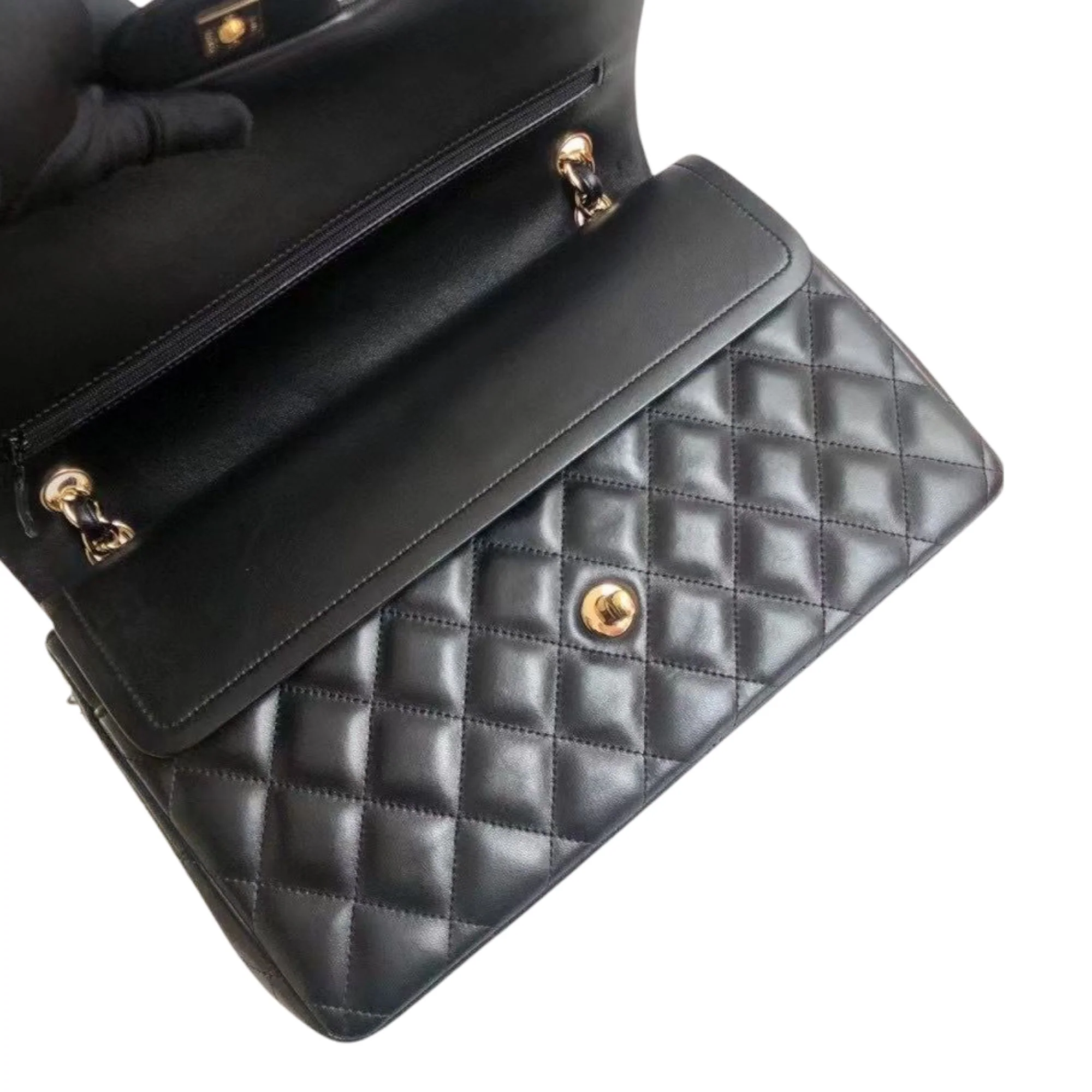 Classic Flap Jumbo Lambskin Black GHW - Image 20