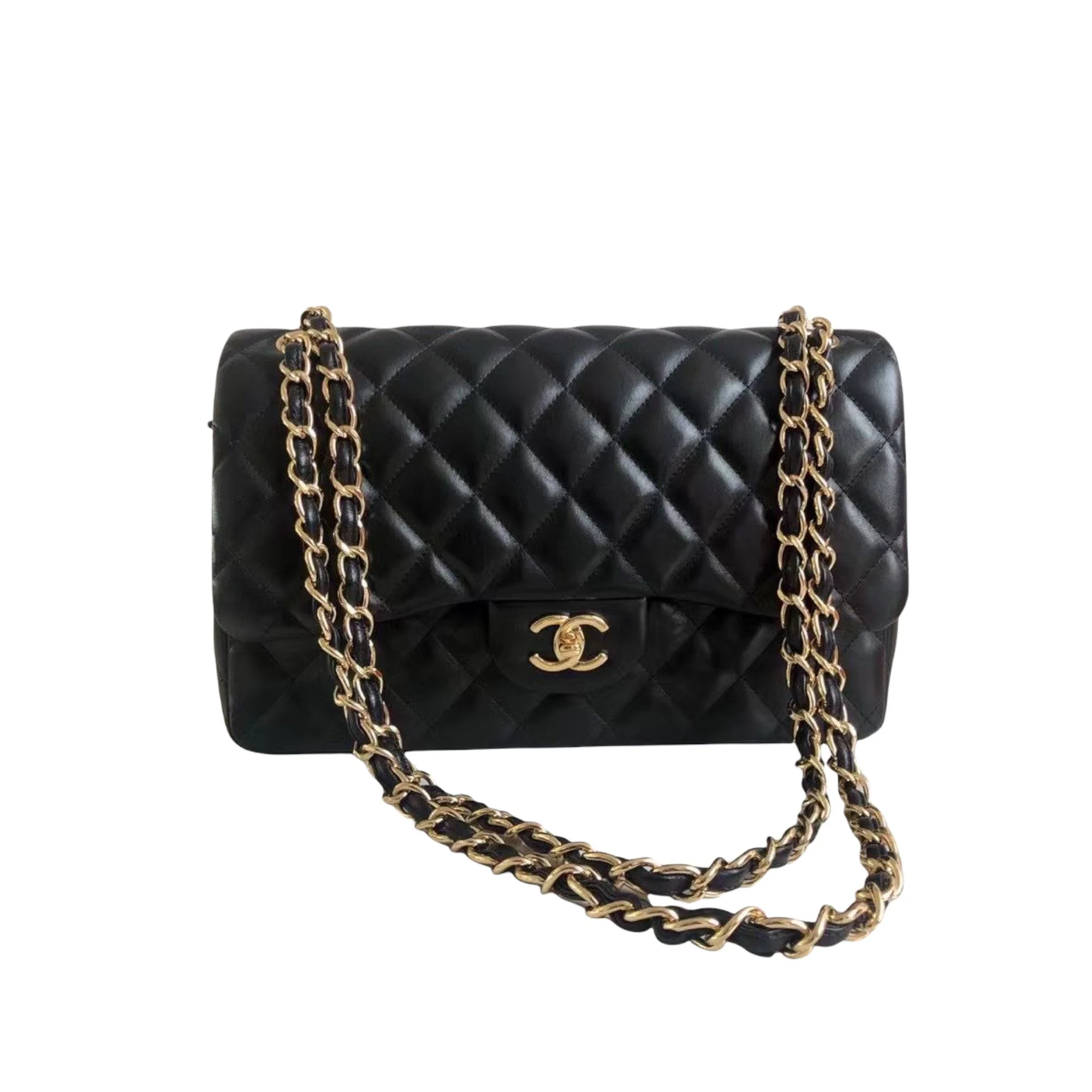 Classic Flap Jumbo Lambskin Black GHW - Image 3
