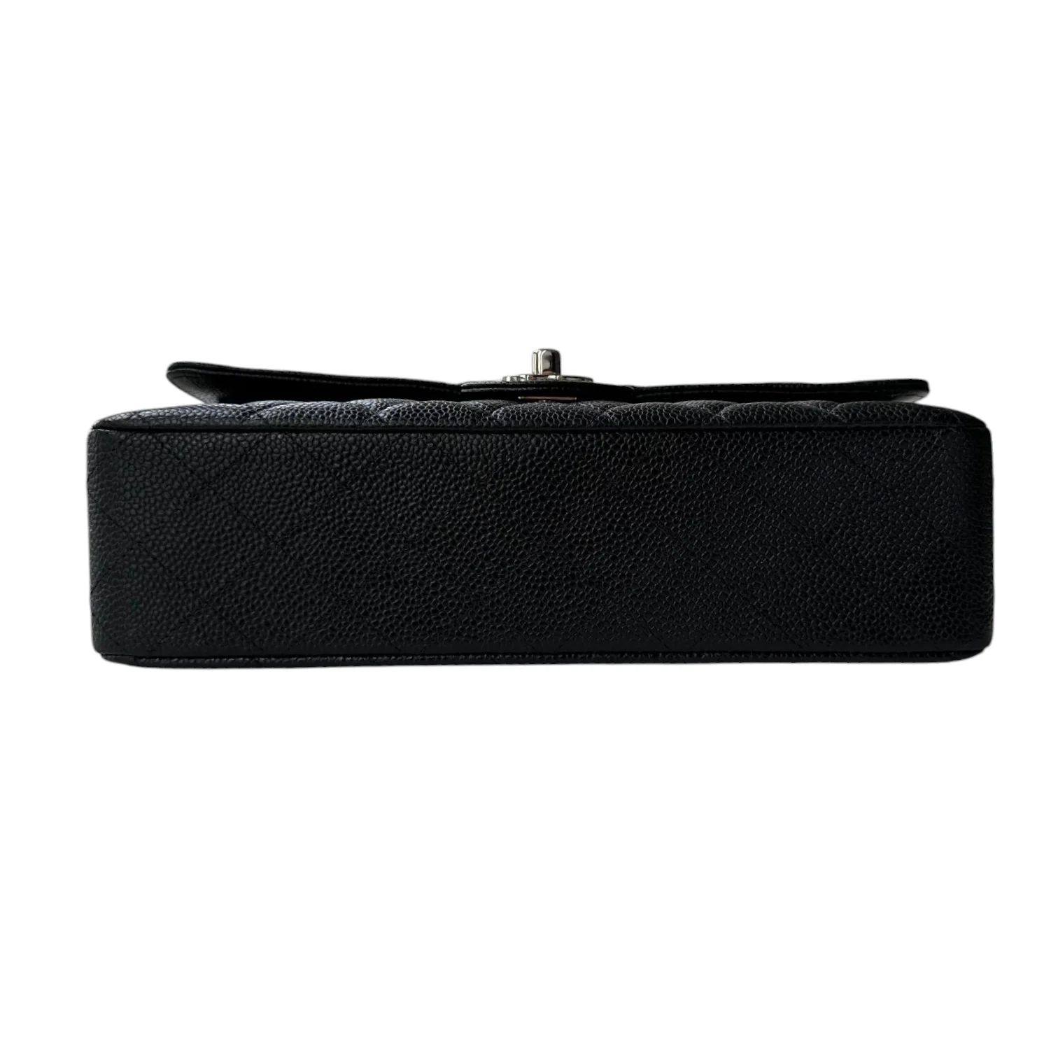 Classis Double Flap Medium Caviar Quilted Black SHW - Image 4