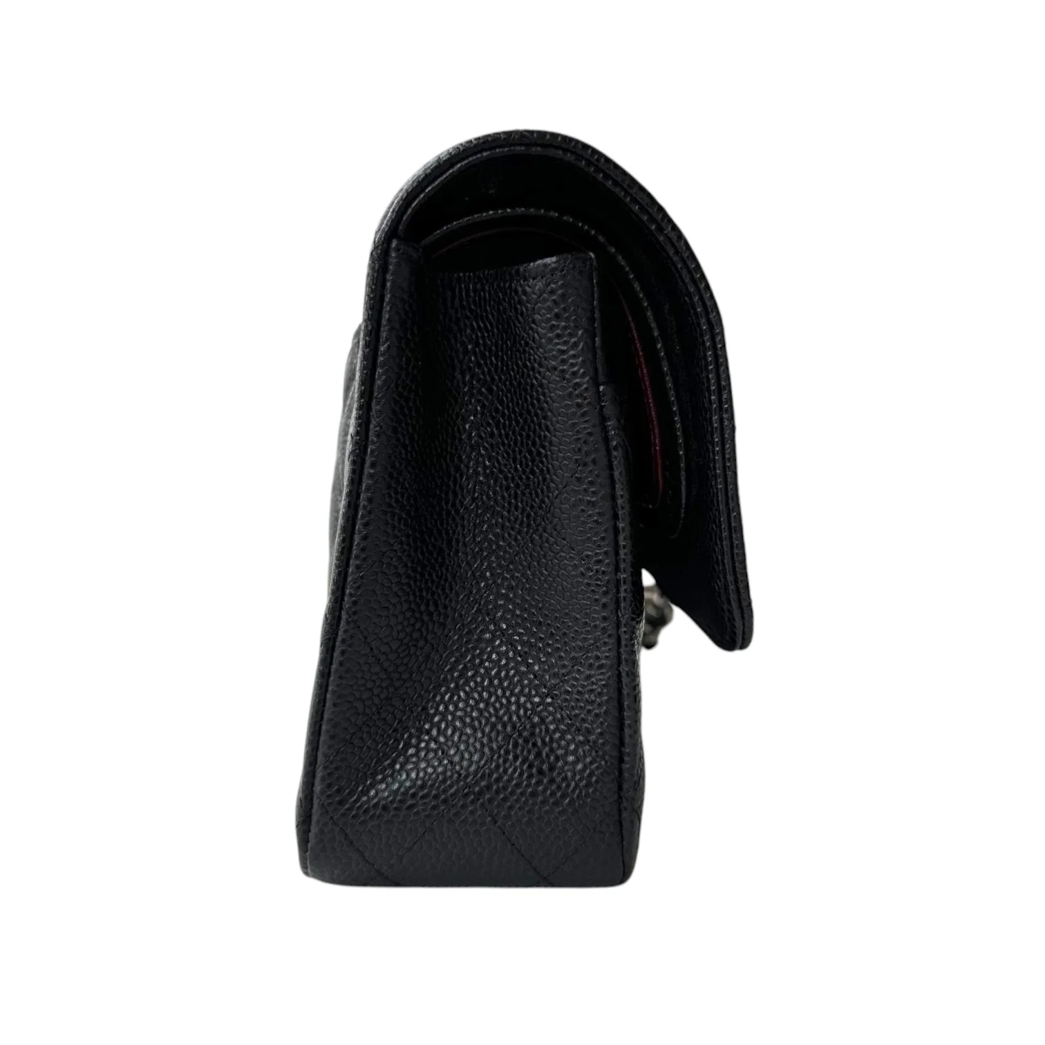 Classis Double Flap Medium Caviar Quilted Black SHW - Image 6