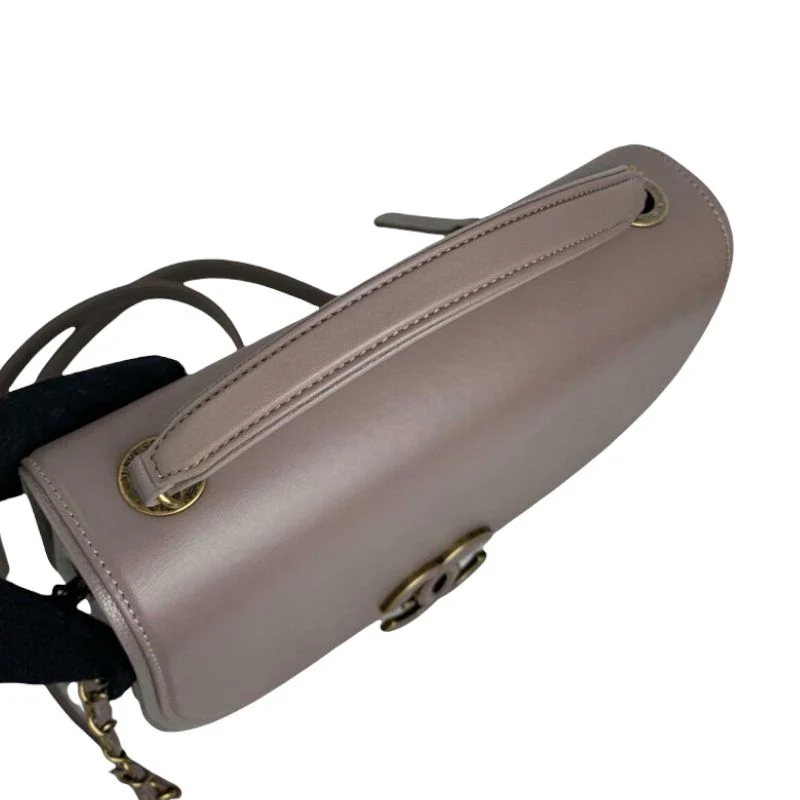 Coco Curve Flap Medium Lambskin Taupe GHW - Image 6