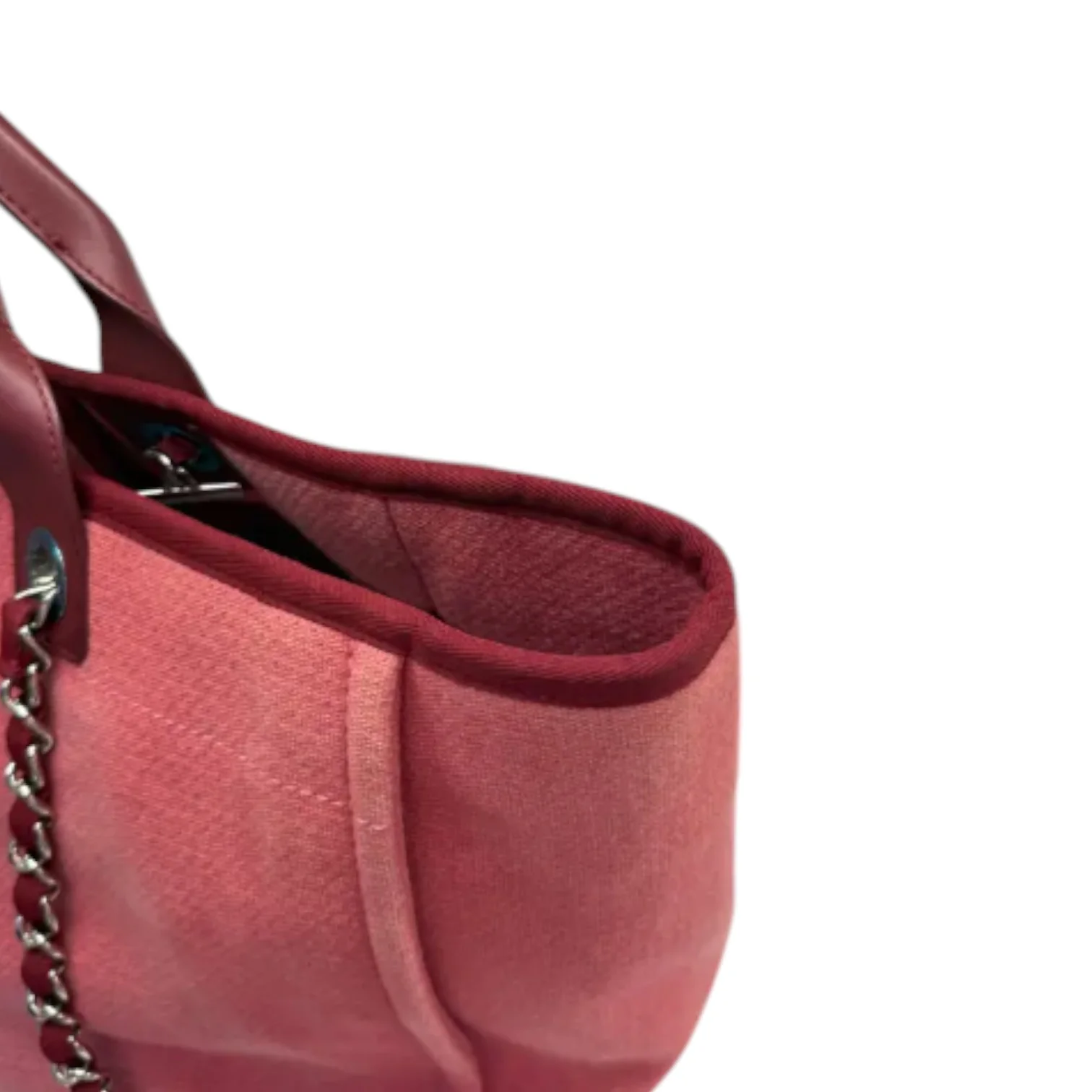 Deauville Tote Large Canvas Red SHW - Image 11