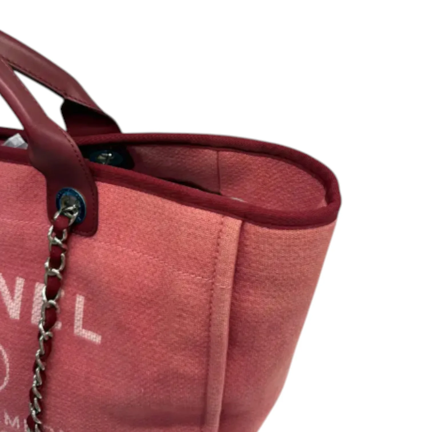 Deauville Tote Large Canvas Red SHW - Image 12