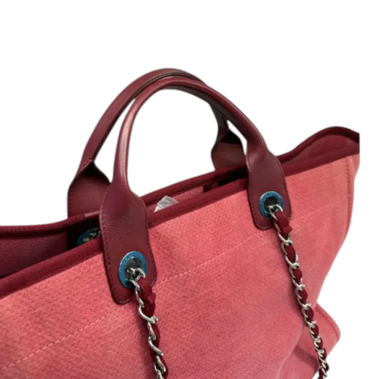 Deauville Tote Large Canvas Red SHW - Image 14