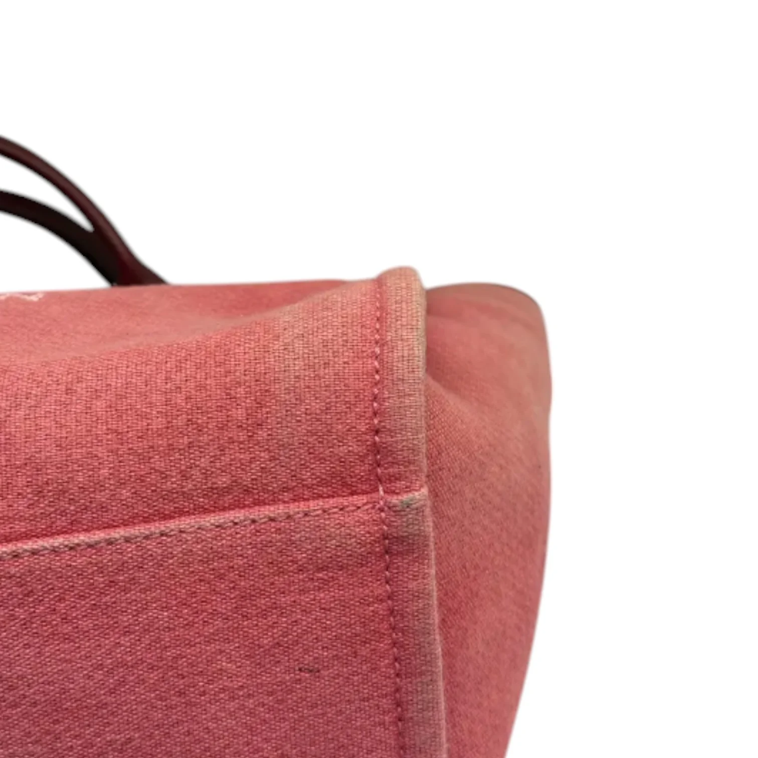 Deauville Tote Large Canvas Red SHW - Image 5