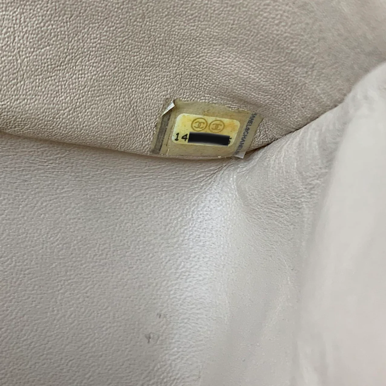 Chanel Double Flap Jumbo Beige Lambskin GHW - Image 15
