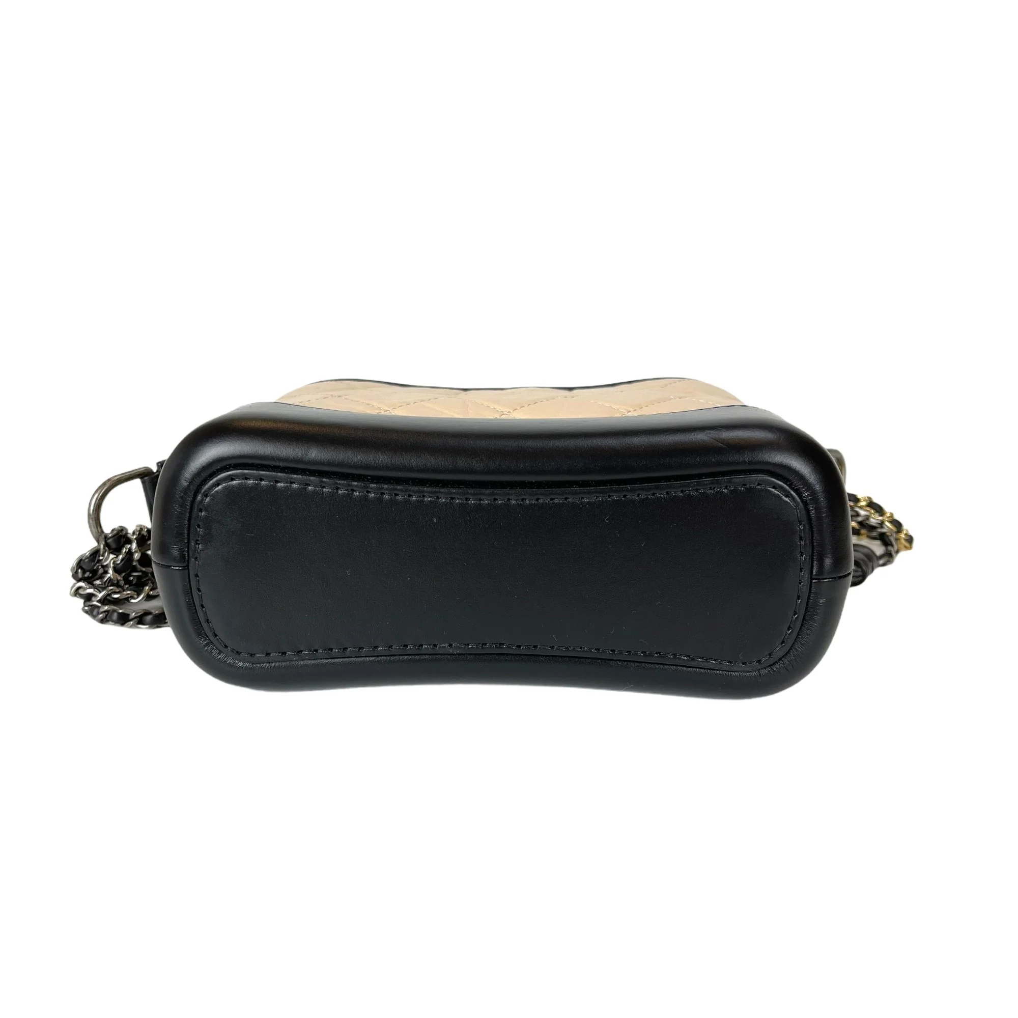 Gabrielle Small Hobo Bag Beige - Image 18