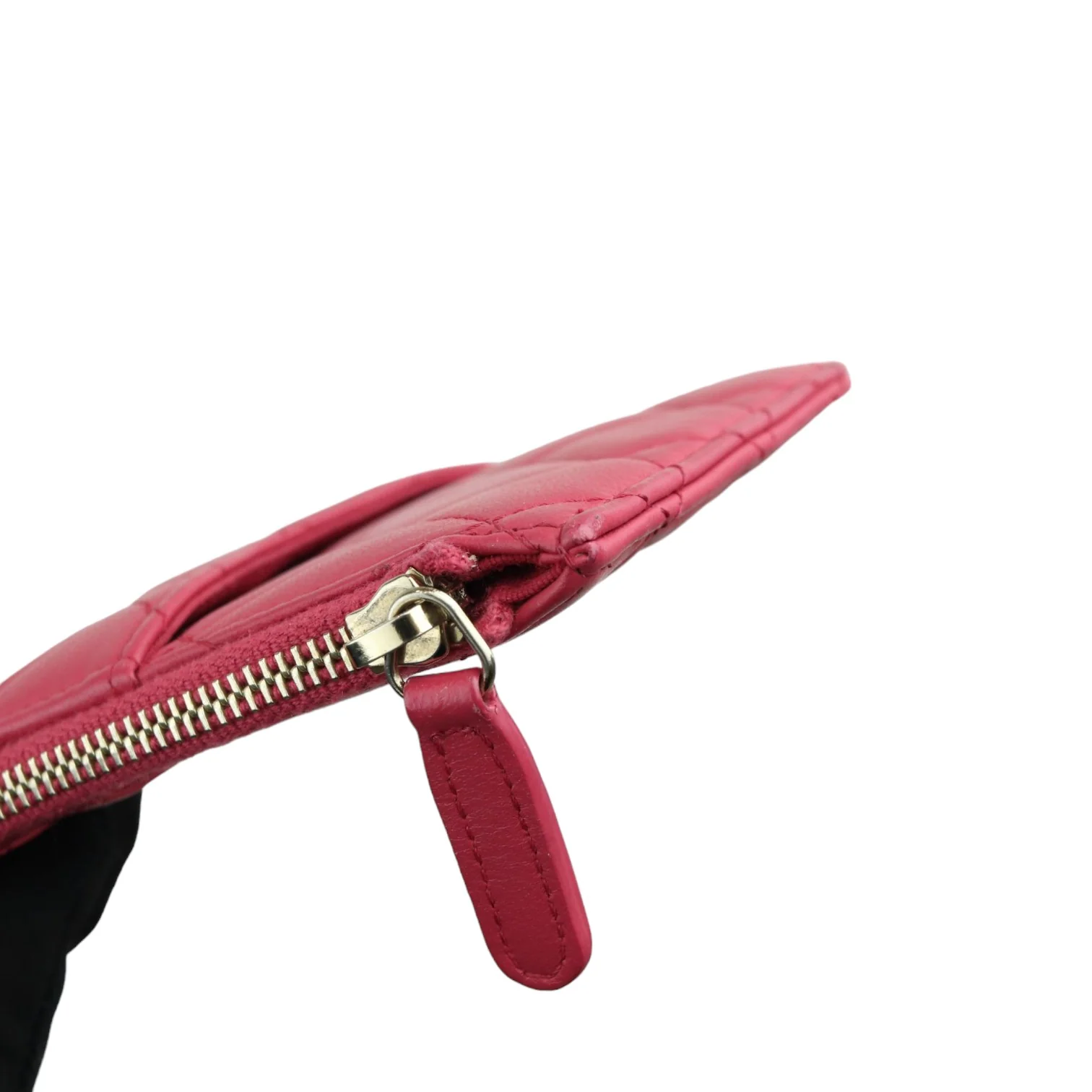Long Wallet Phone Holder Lambskin Pink GHW - Image 8