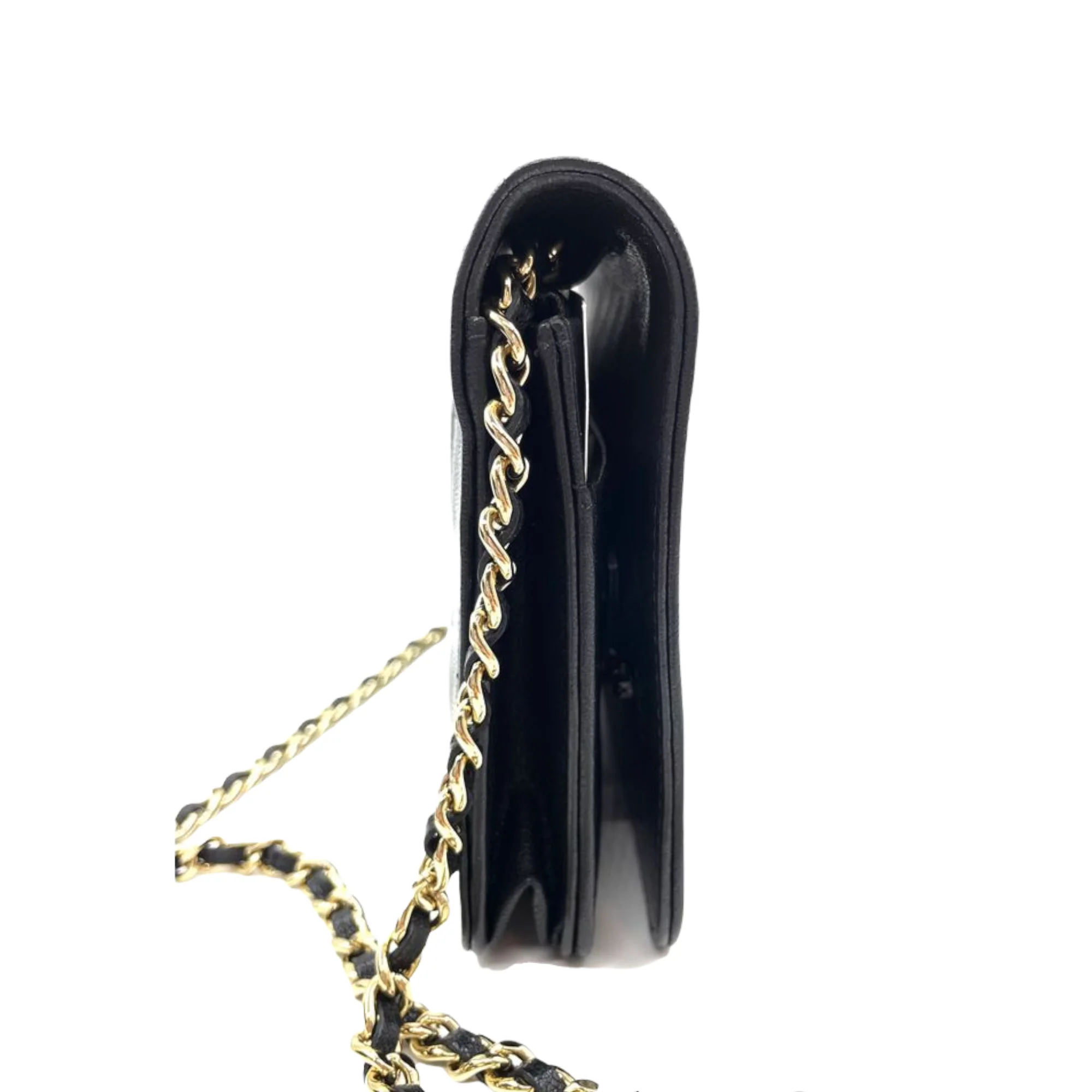 Mademoiselle WOC Quilted Caviar Black GHW - Image 4