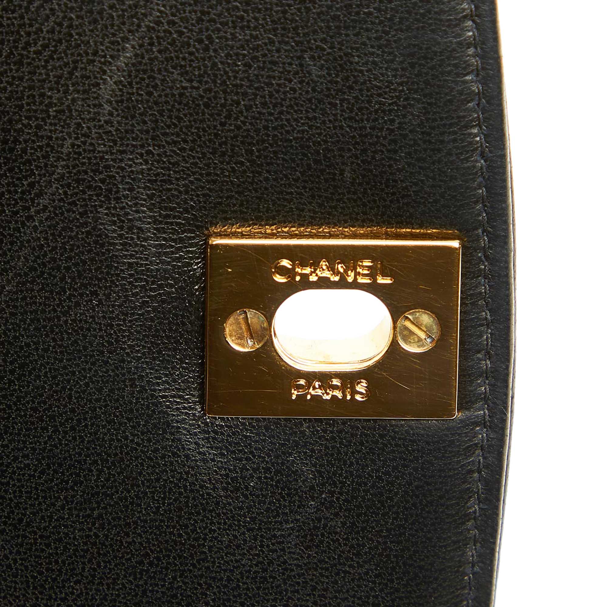 Medium Diana Flap Shoulder Bag Black - Image 8