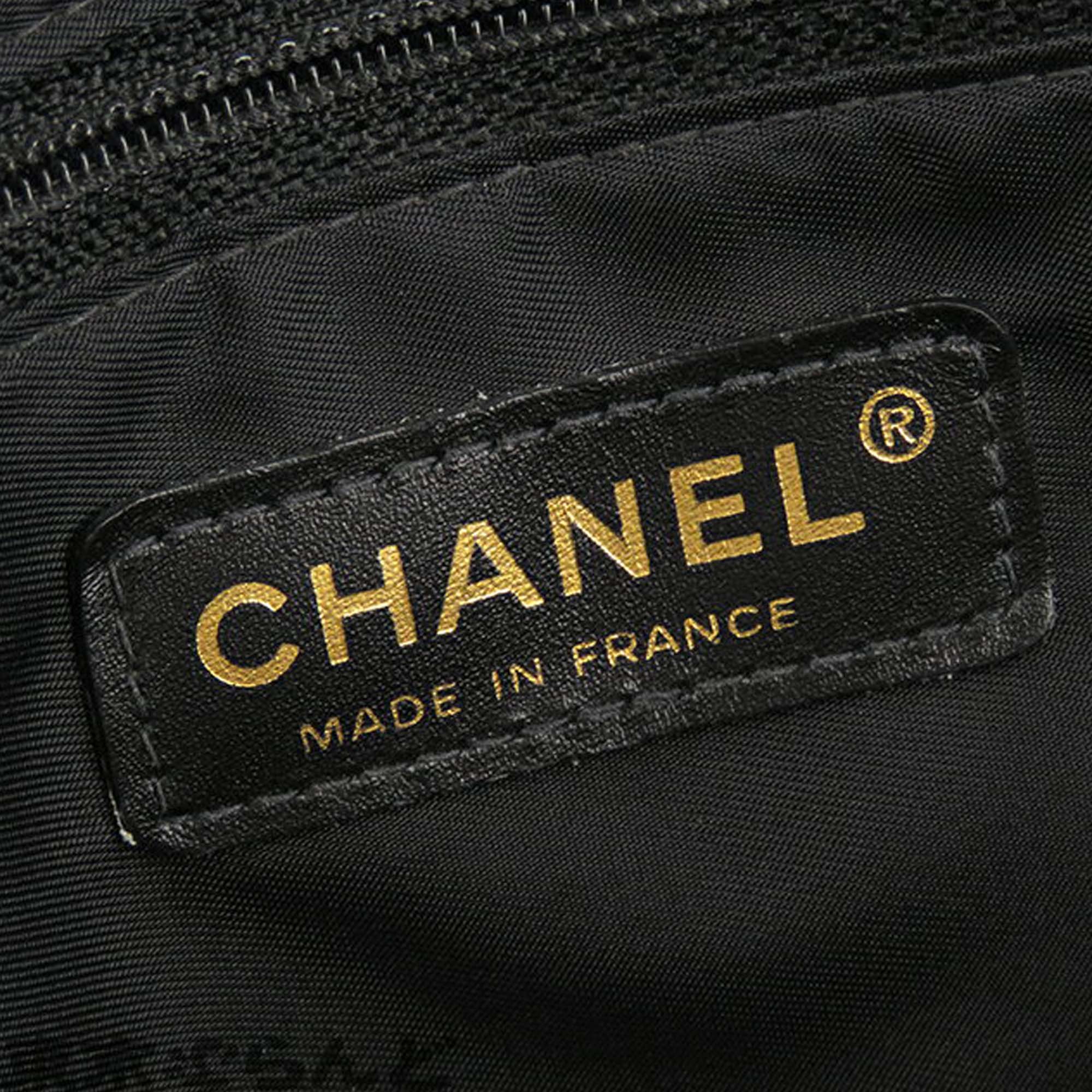 Chanel New Travel Line Nylon Tote Bag Black - Image 4