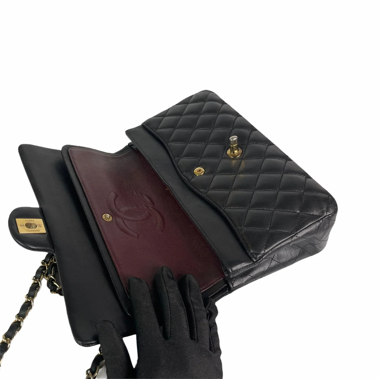 Classic Flap M/L Lambskin with GHW - Image 19