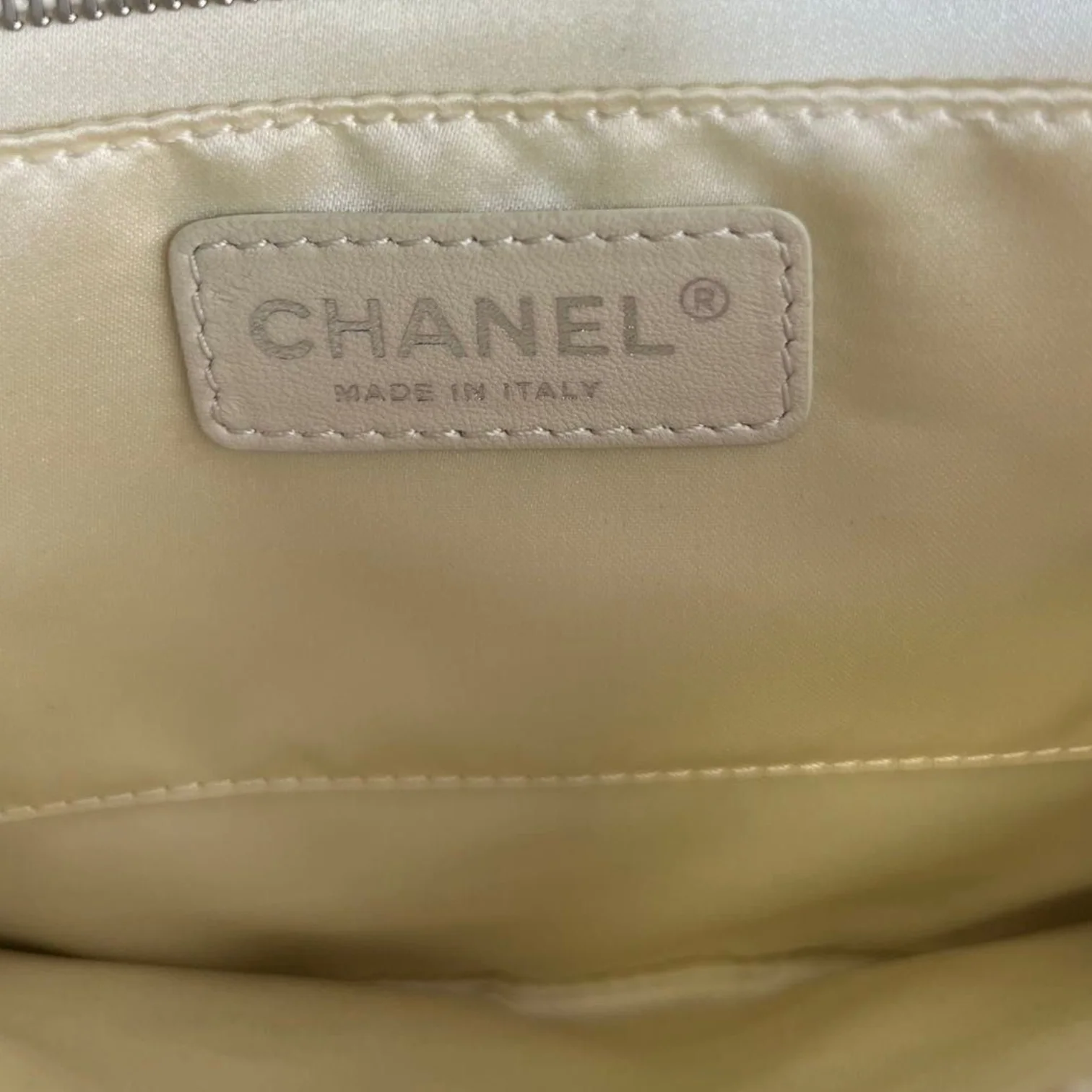 Python Quilted Chanel 3 Accordion Flap Bag Beige SHW - Image 15