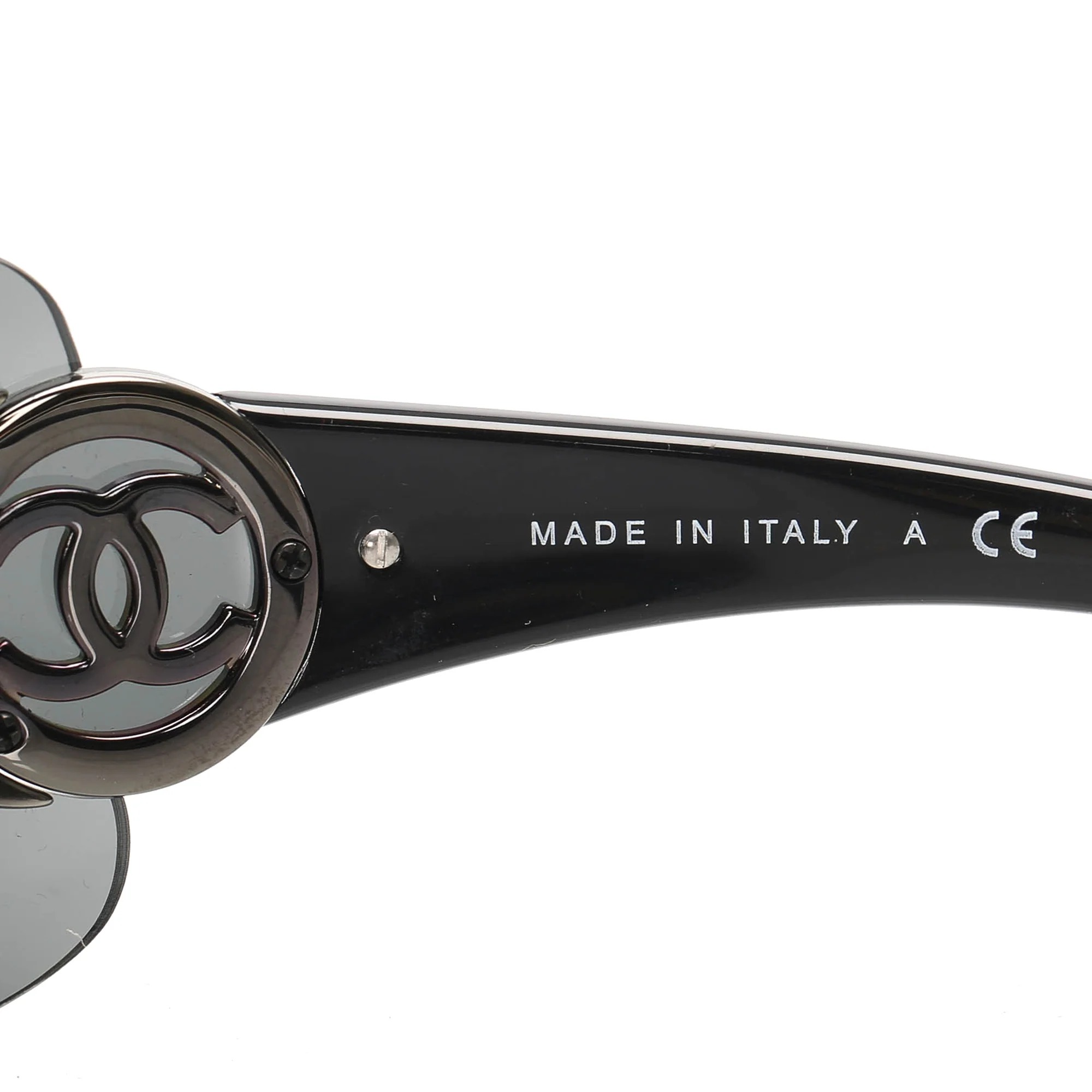 Rectangle Tinted Sunglasses Black SHW - Image 5